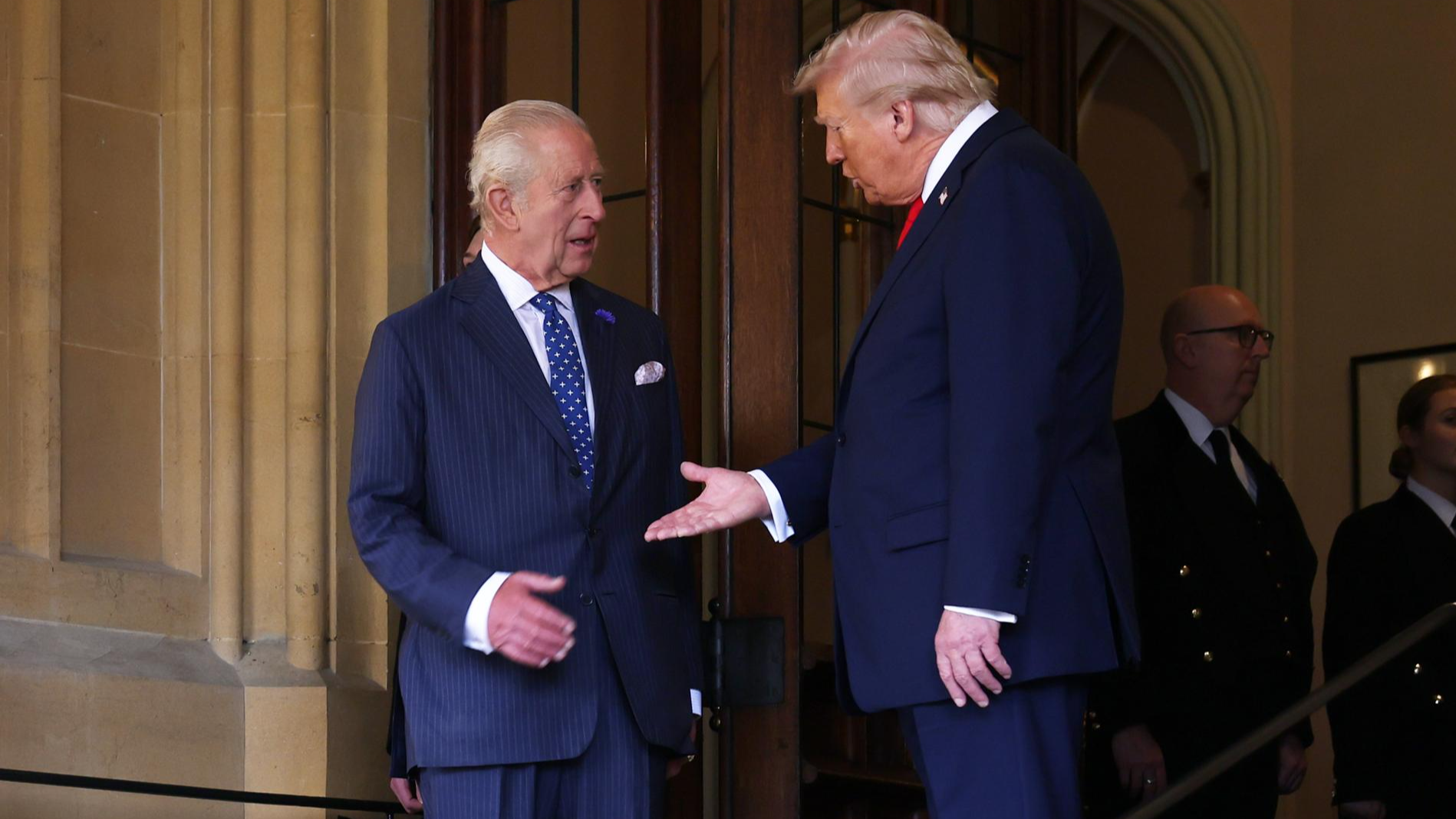 Карл III и Дональд Трамп. Фото: Getty Images