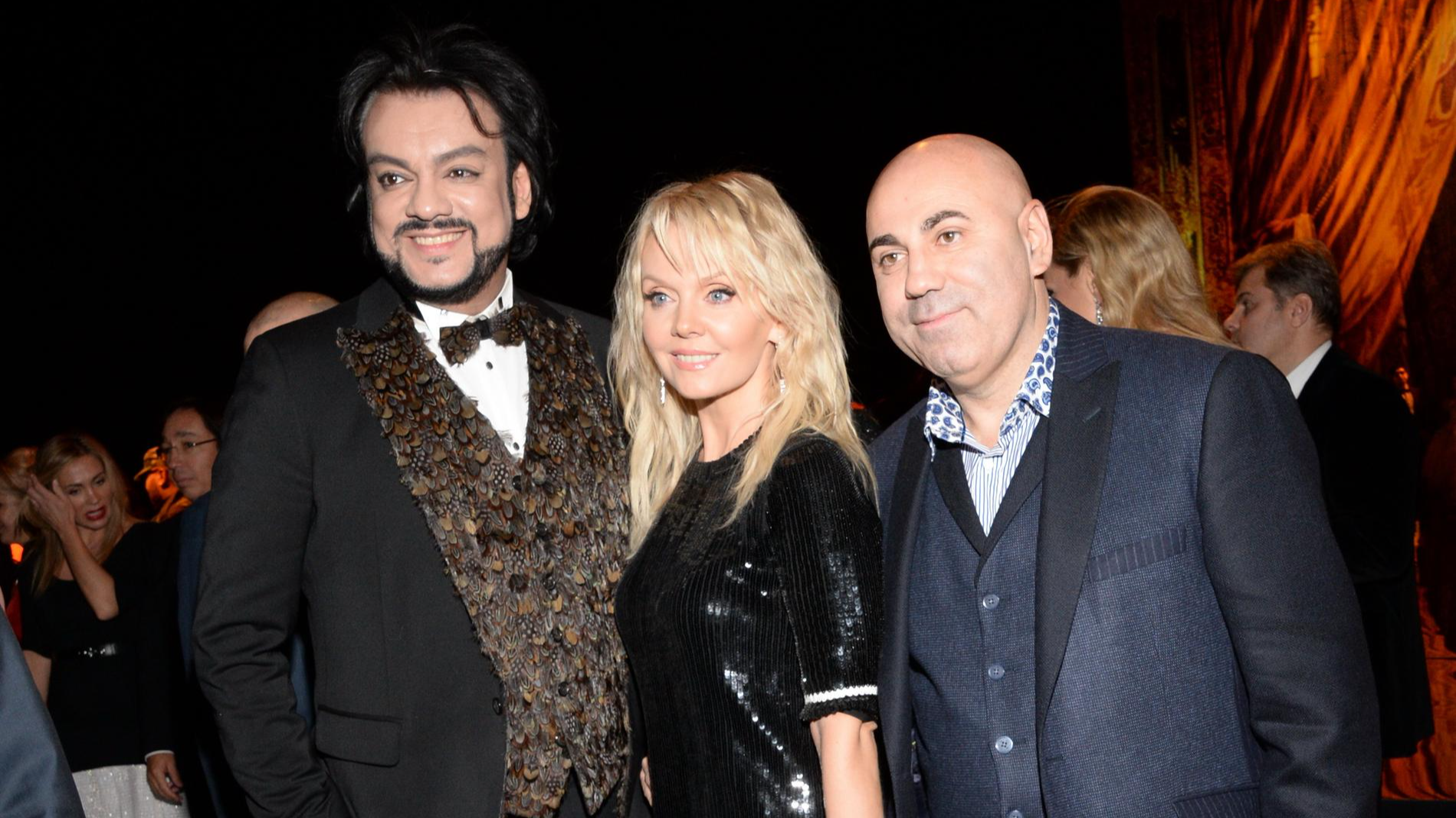 Филипп Киркоров, Валерия и Иосиф Пригожин. Фото: Legion-Media