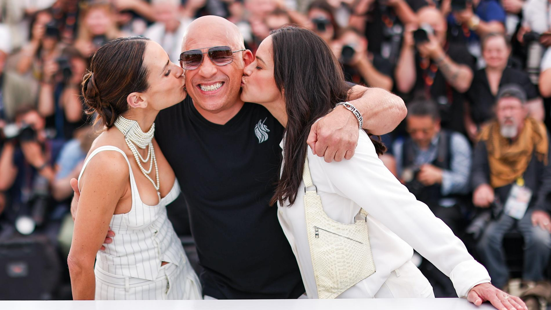 Вин Дизель, Мишель Родригес, Джордана Брюстер. Фото: Getty Images