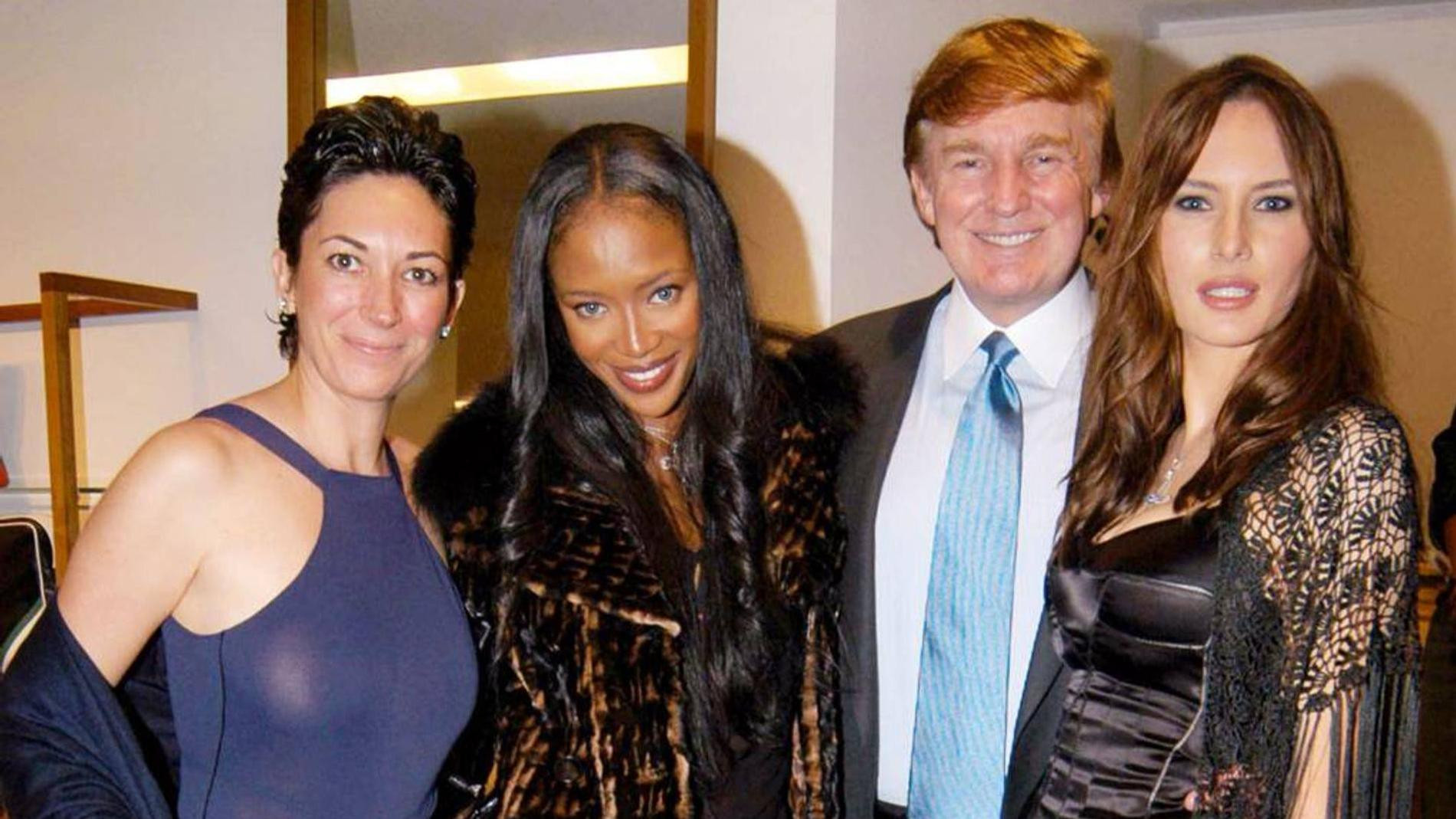 Гислейн Максвелл, Наоми Кэмпбелл, Дональд и Мелания Трамп
Фото © Getty Images