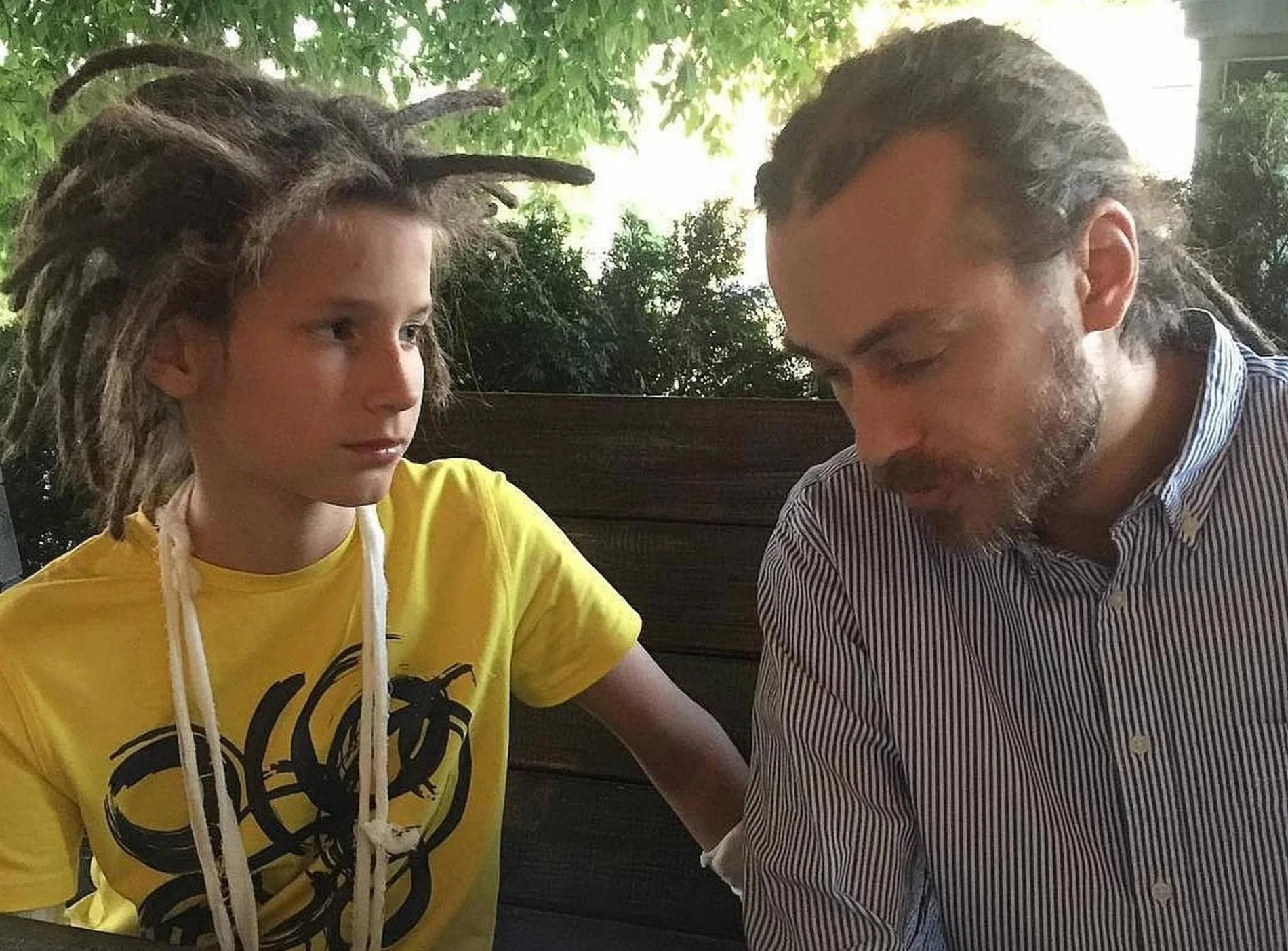 Децл с сыном. Фото: семейный архив