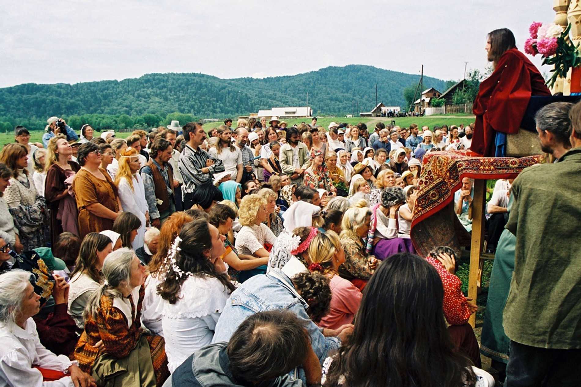 Проповедь Виссариона. Фото: РБК