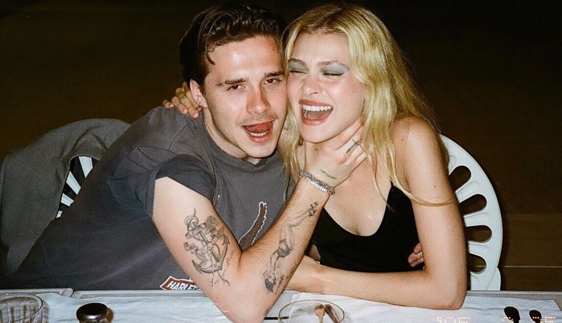 Бруклин Бэккхем и Никола Пельтц 
Фото: Инстаграм Николы 