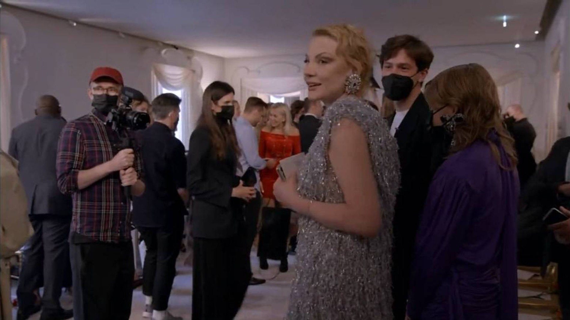 Рената Литвинова на показе Balenciaga