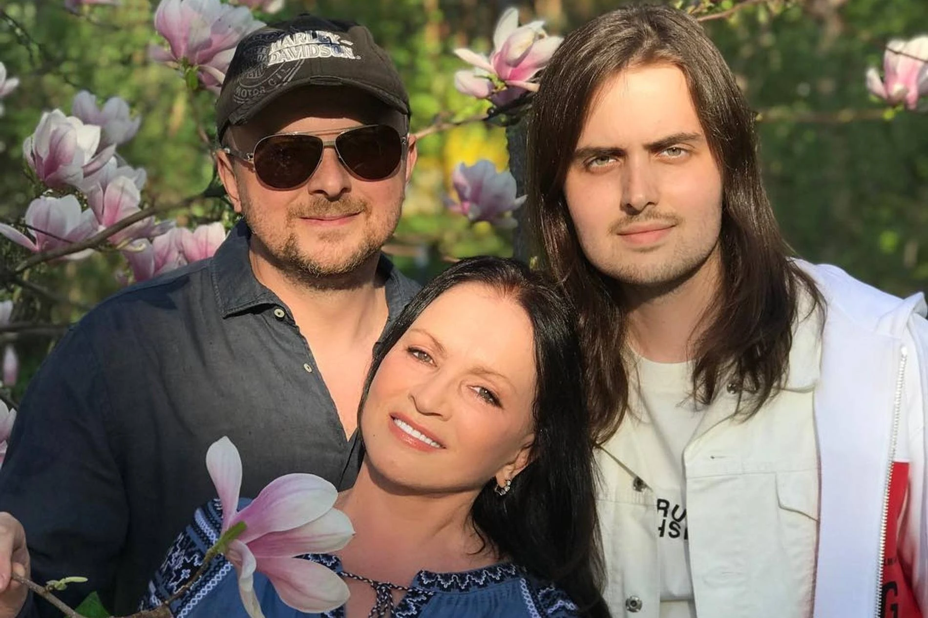 София Ротару с сыном и внуком