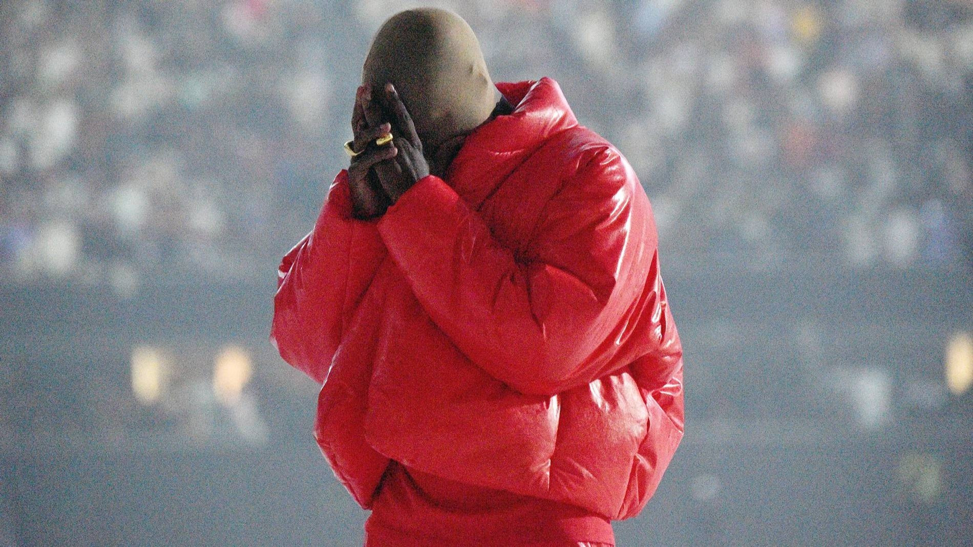 Канье на презентации альбома Donda 
Фото © Getty Images 