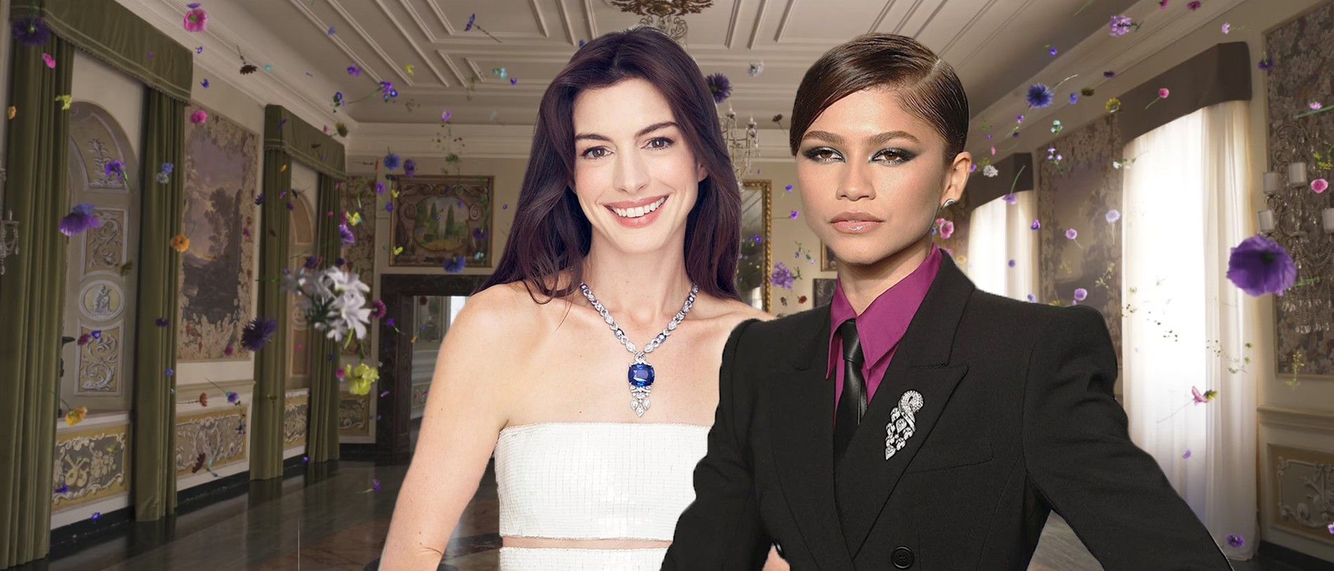 Фото © Инстаграм (запрещен в РФ) Зендеи / Энн Хэтэуэй / Коллаж Super.ru