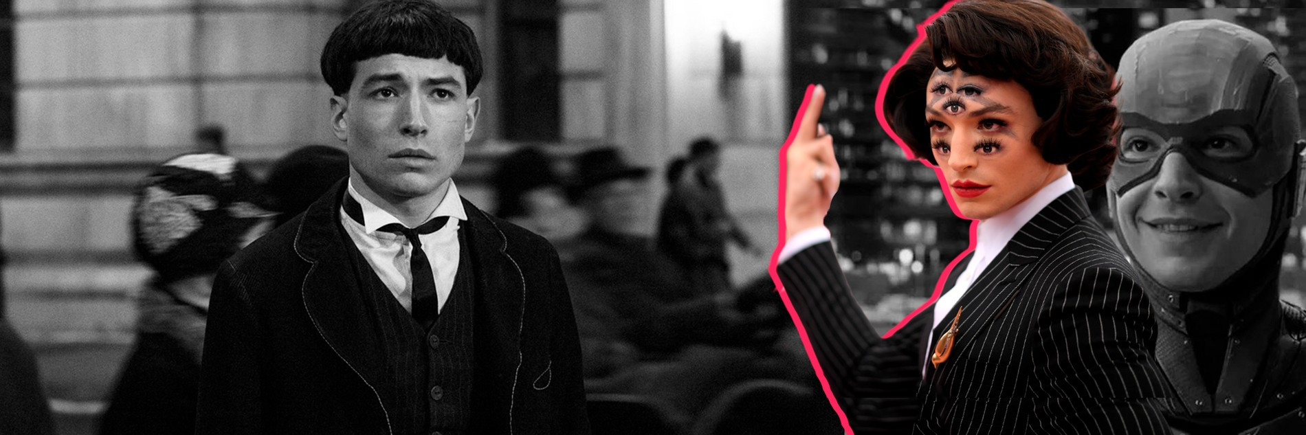 Эзра Миллер 
Коллаж Super 