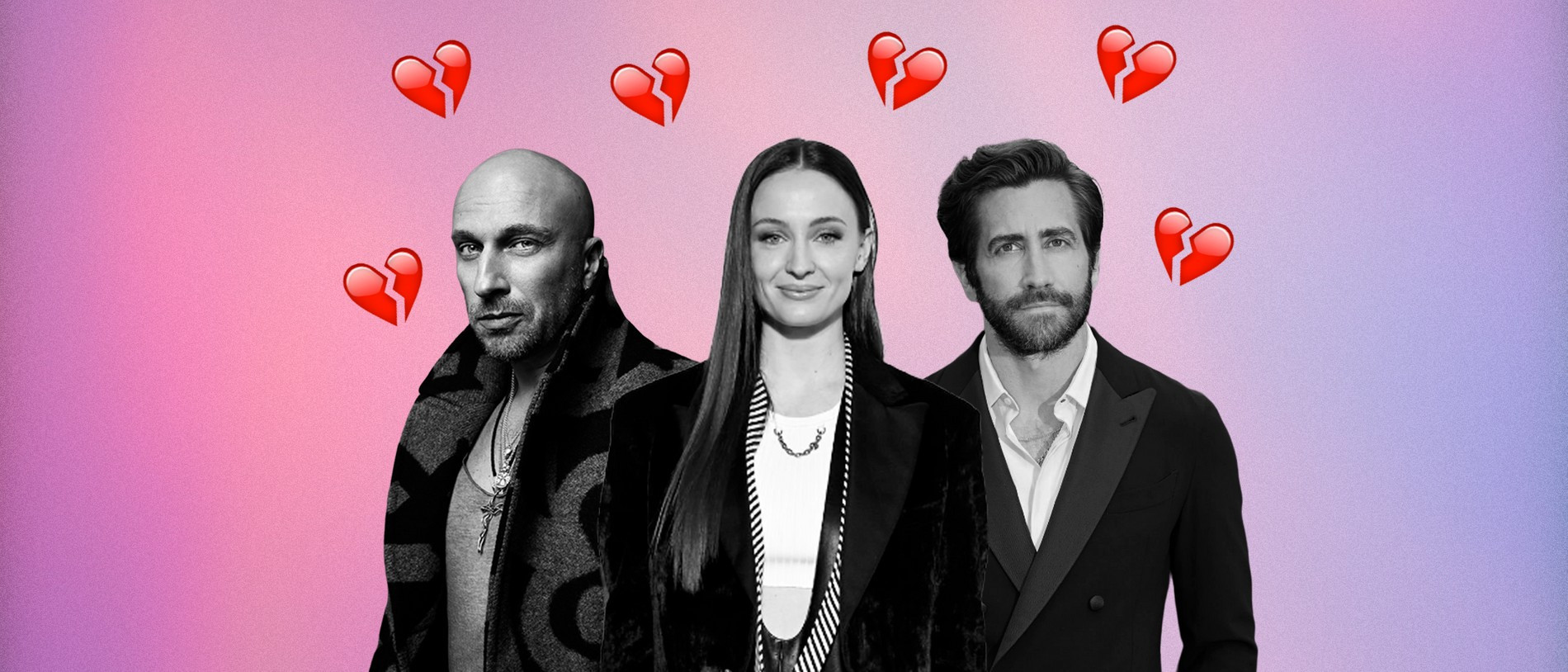 Дмитрий Нагиев, Софи Тёрнер, Джейк Джилленхол 
Коллаж Super 