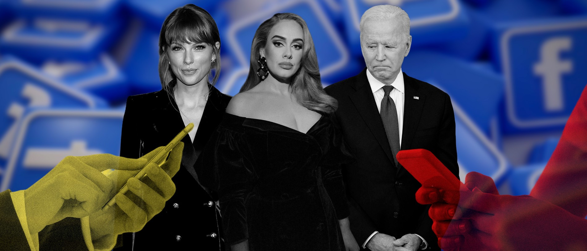 Тейлор Свифт, Адель, Джо Байден
Коллаж Super