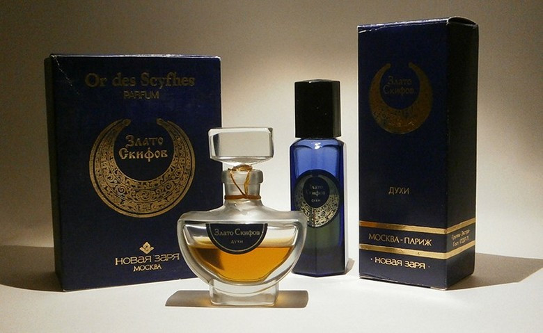 Духи «Злато скифов» в СССР. Источник: Pinterest