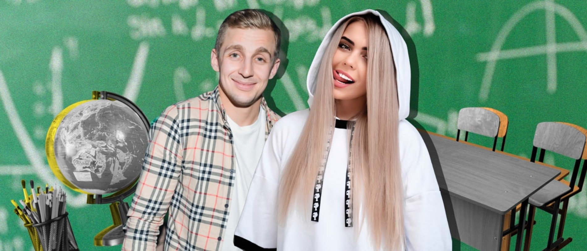 Саша Стоун и Карина Кросс
Коллаж Super