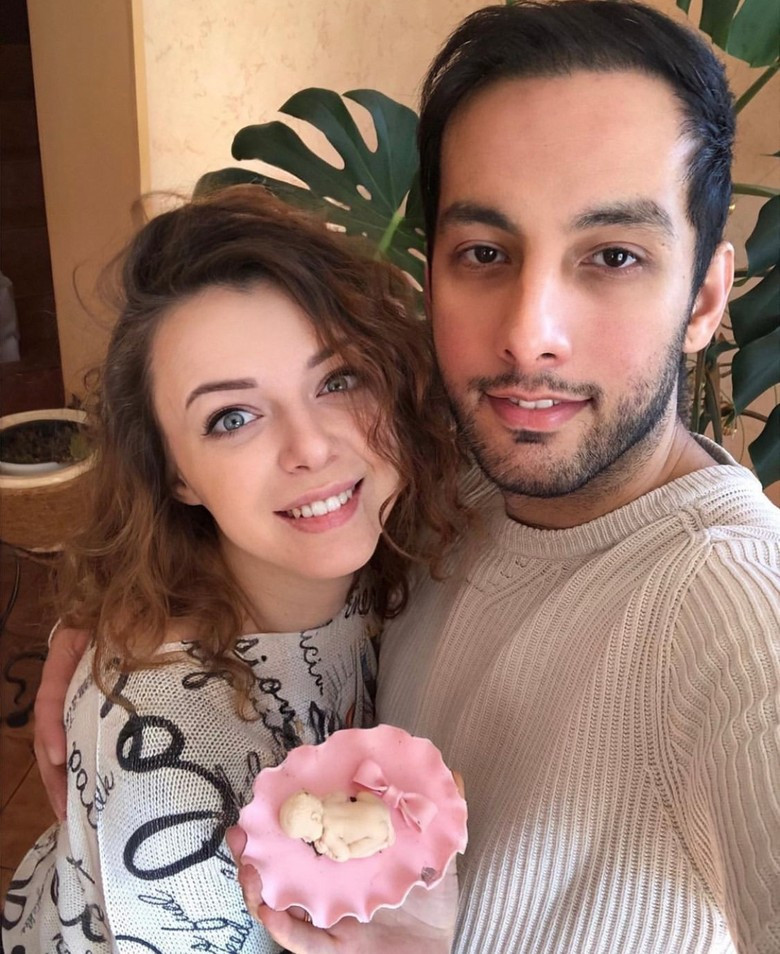 Женя Огурцова с мужем. Фото: Инстаграм (запрещен в РФ) Жени Огурцовой