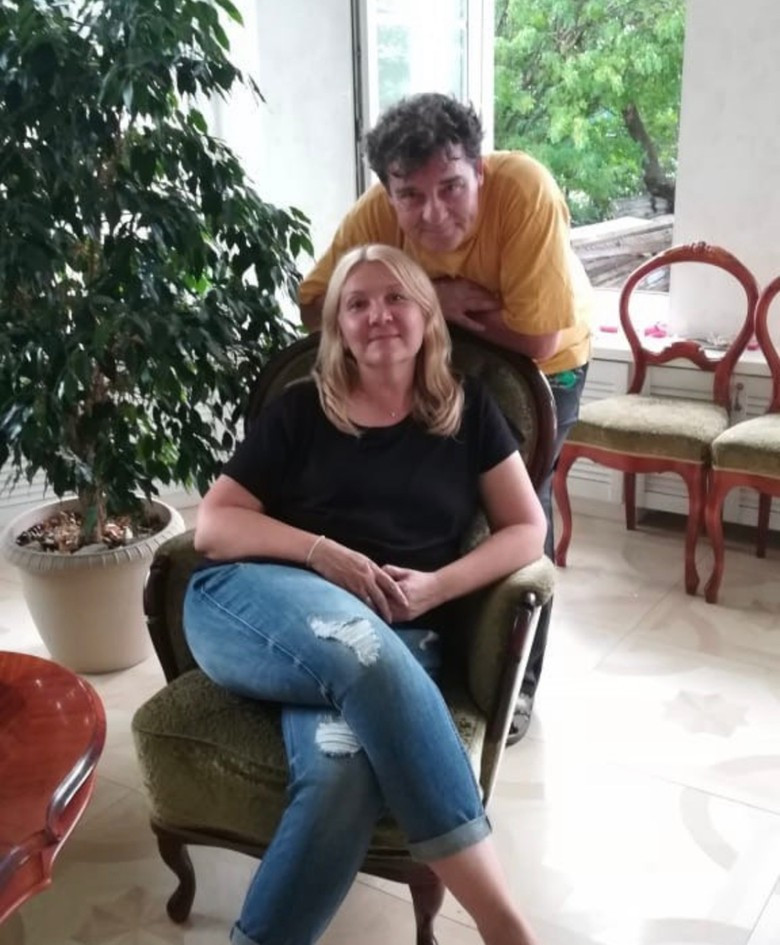 Сергей Дорогов с супругой. Фото: Инстаграм (запрещен в РФ) актера