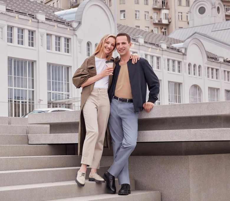 Илья Любимов с женой. Фото: Инстаграм (запрещен в РФ) Екатерины Вилковой