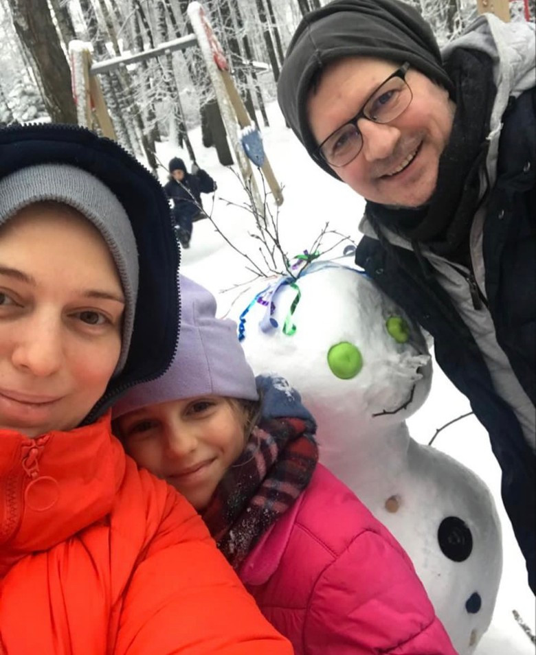 Нелли Уварова с дочерью и супругом. Фото: Инстаграм (запрещен в РФ) Александра Гришина