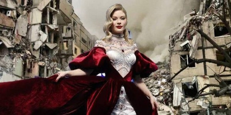 Фотожаба с участием Анны Линниковой. Фото: Twitter (запрещен в РФ)