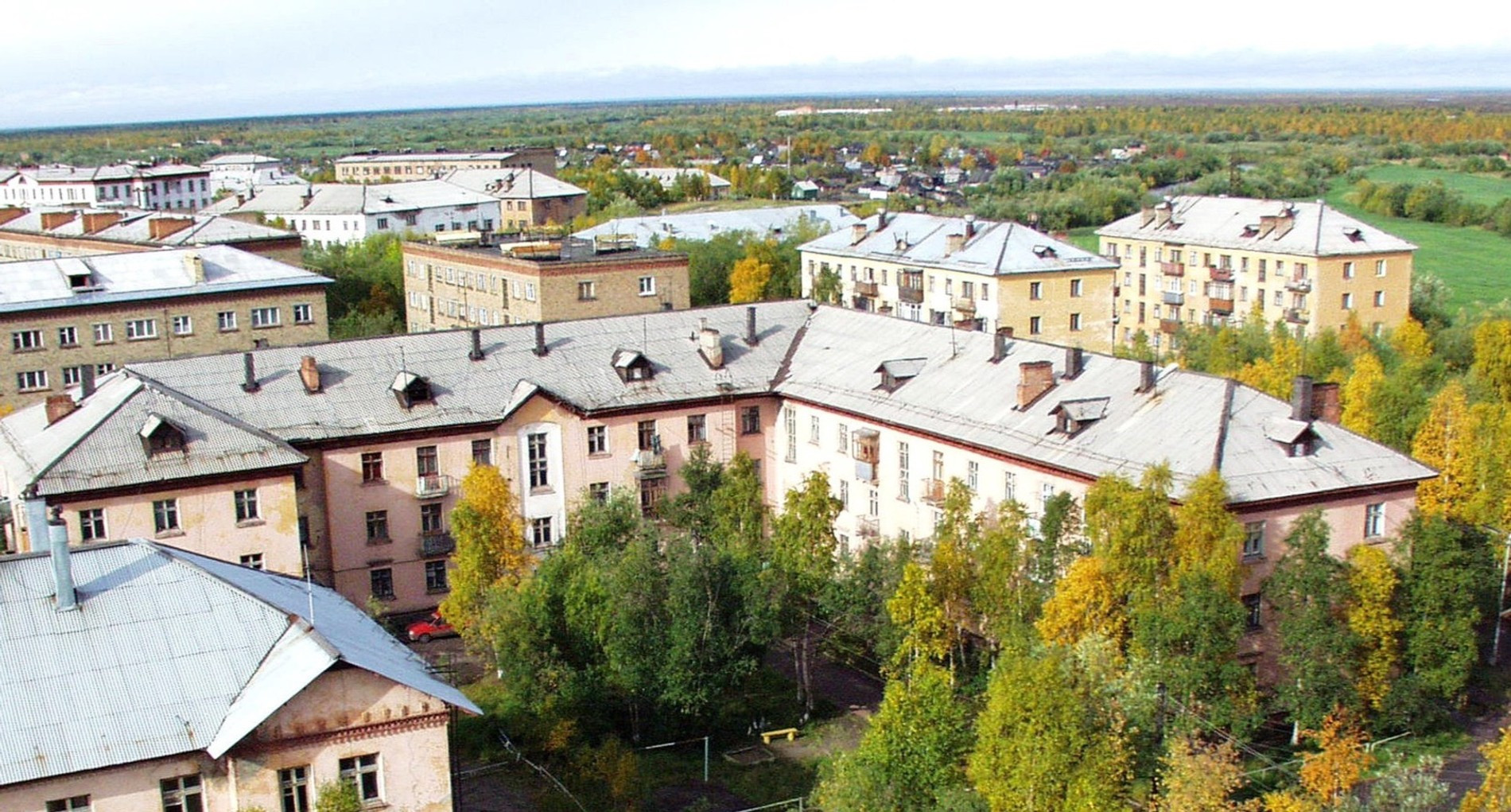 Город Инта в Республике Коми
Фото: novyefoto.ru