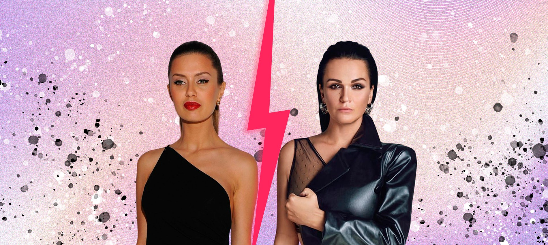 Виктория Боня и Анастасия Сланевская (Слава) 
Фото: Коллаж Super