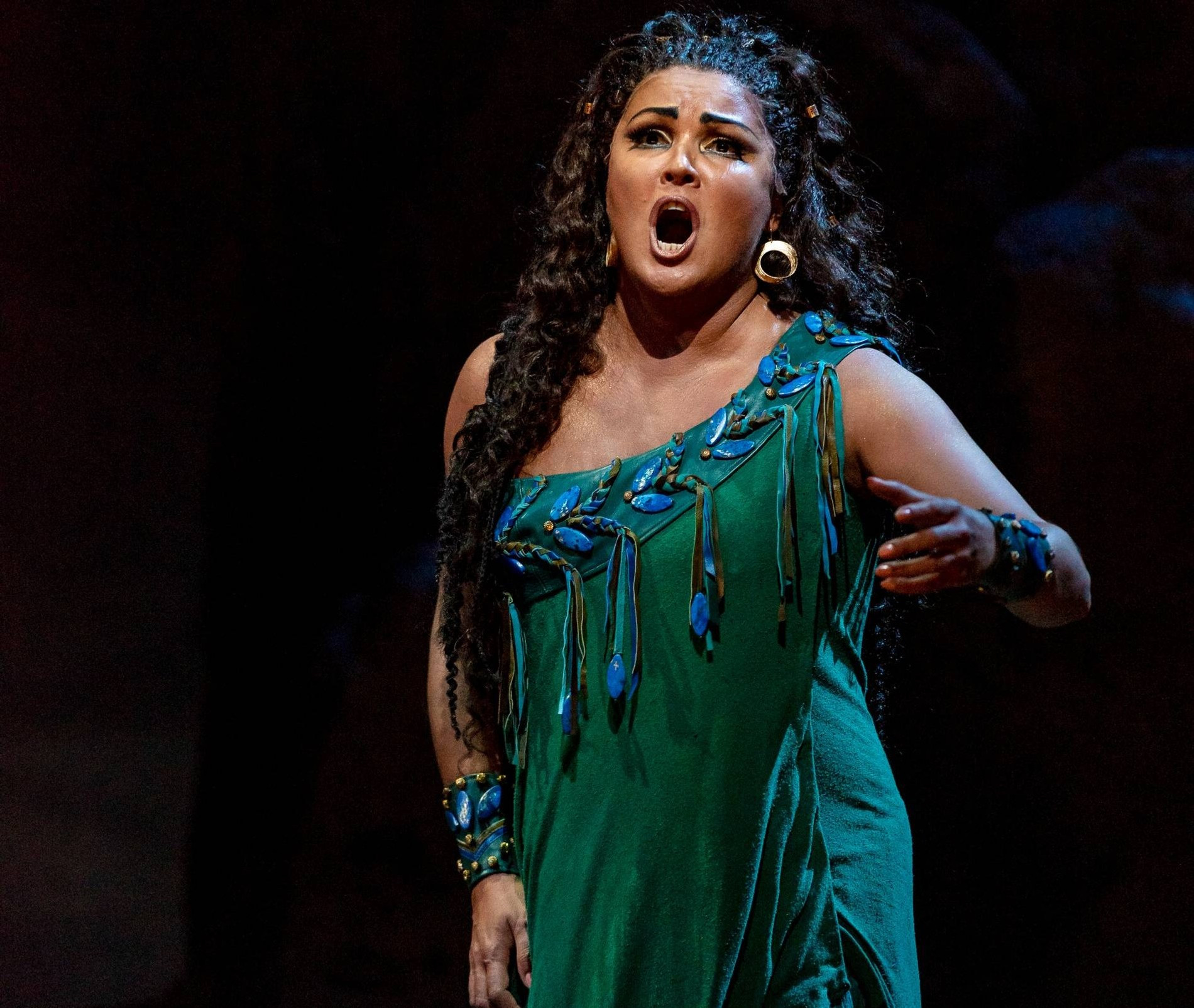 Анна Нетребко в опере «Аида» в Метрополитен-опере
Фото: Getty