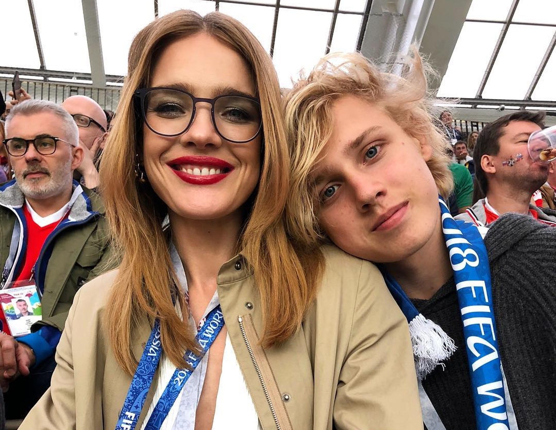 Наталья Водянова и ее сын Лукас
Фото: Инстаграм* @lucas_portman