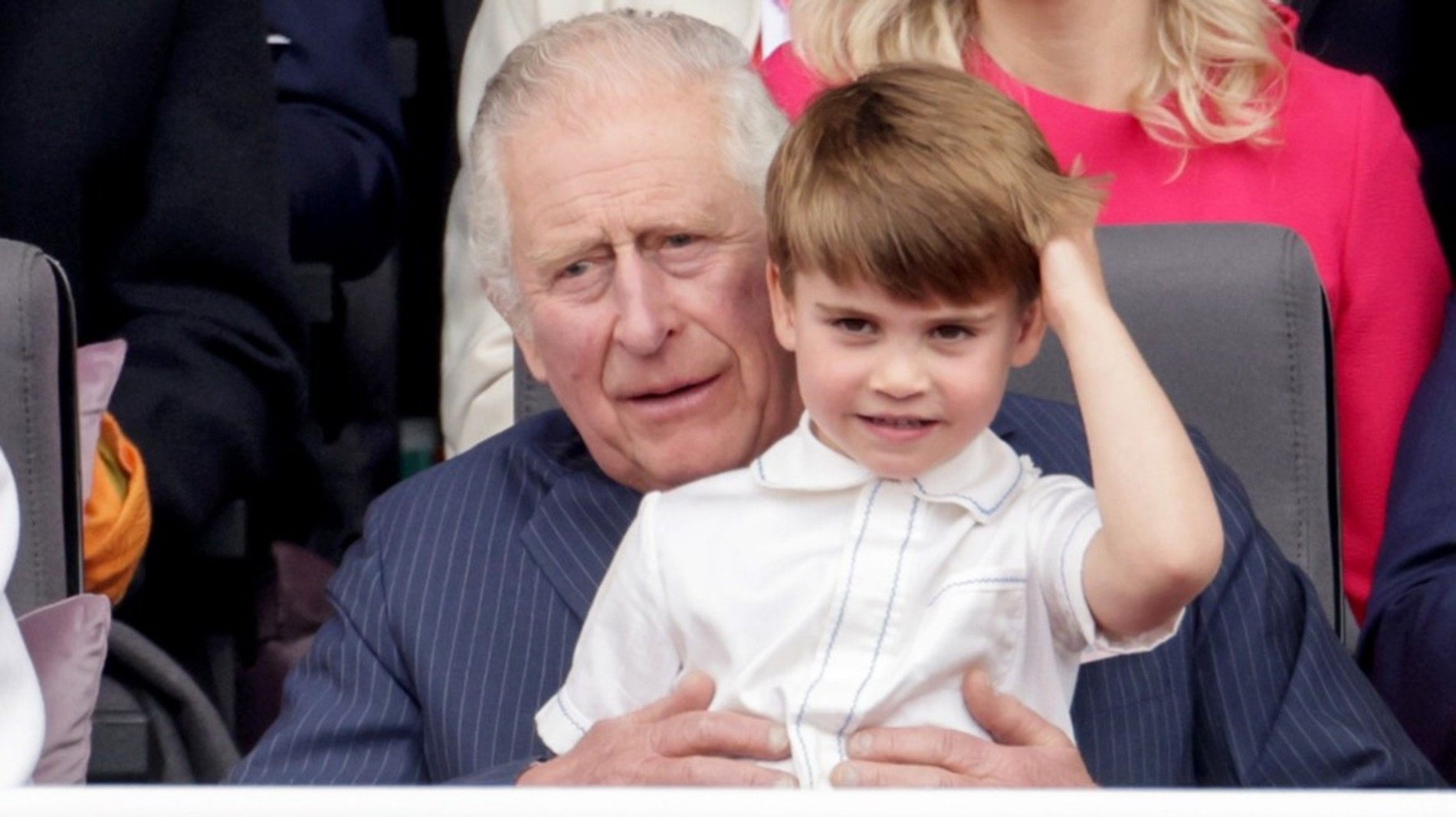Король Карл III и принц Луи
Фото: Getty Images