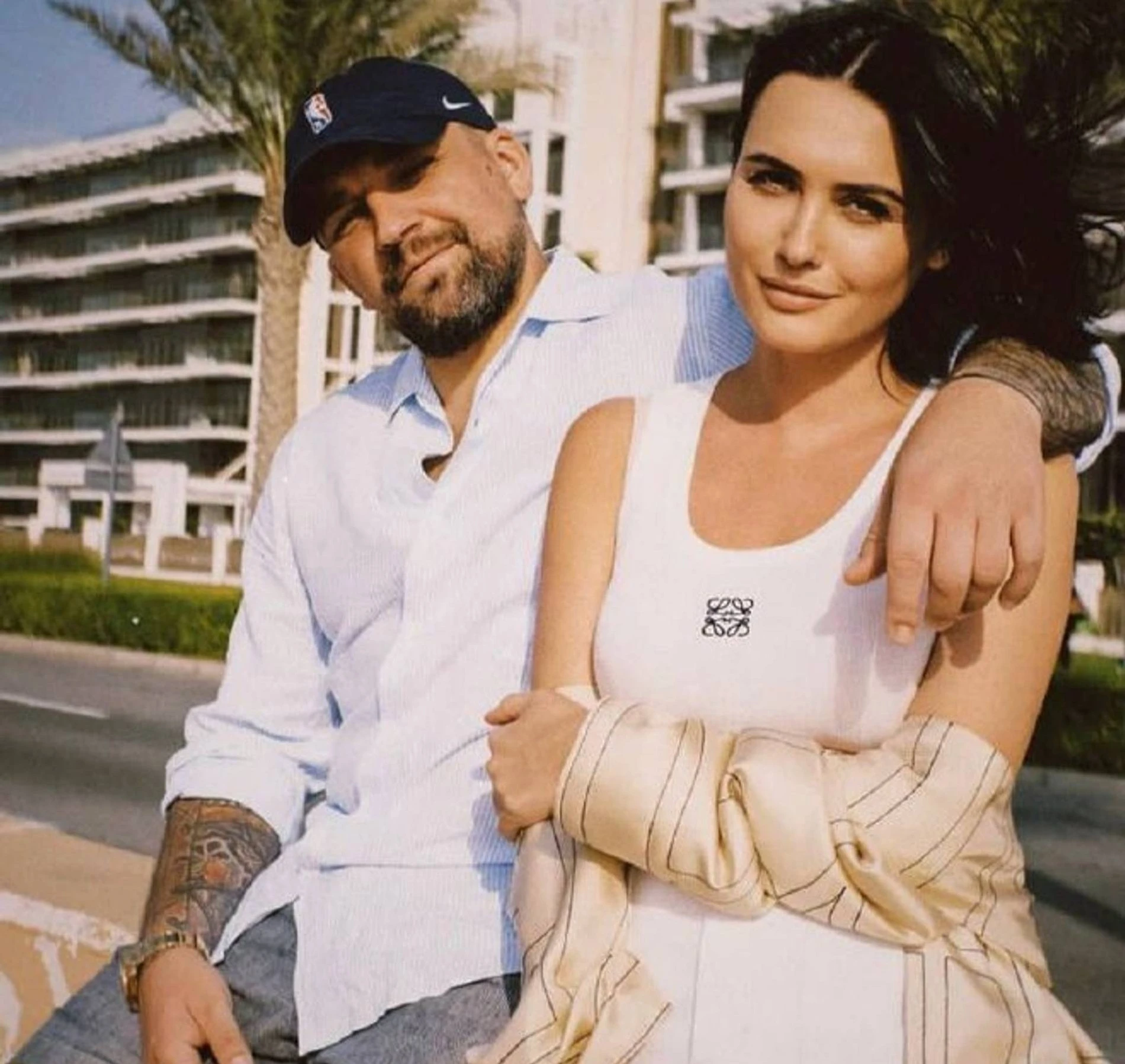 Баста с супругой Еленой
Фото: Инстаграм (запрещен в РФ) @elena_vakulenkopinskaya