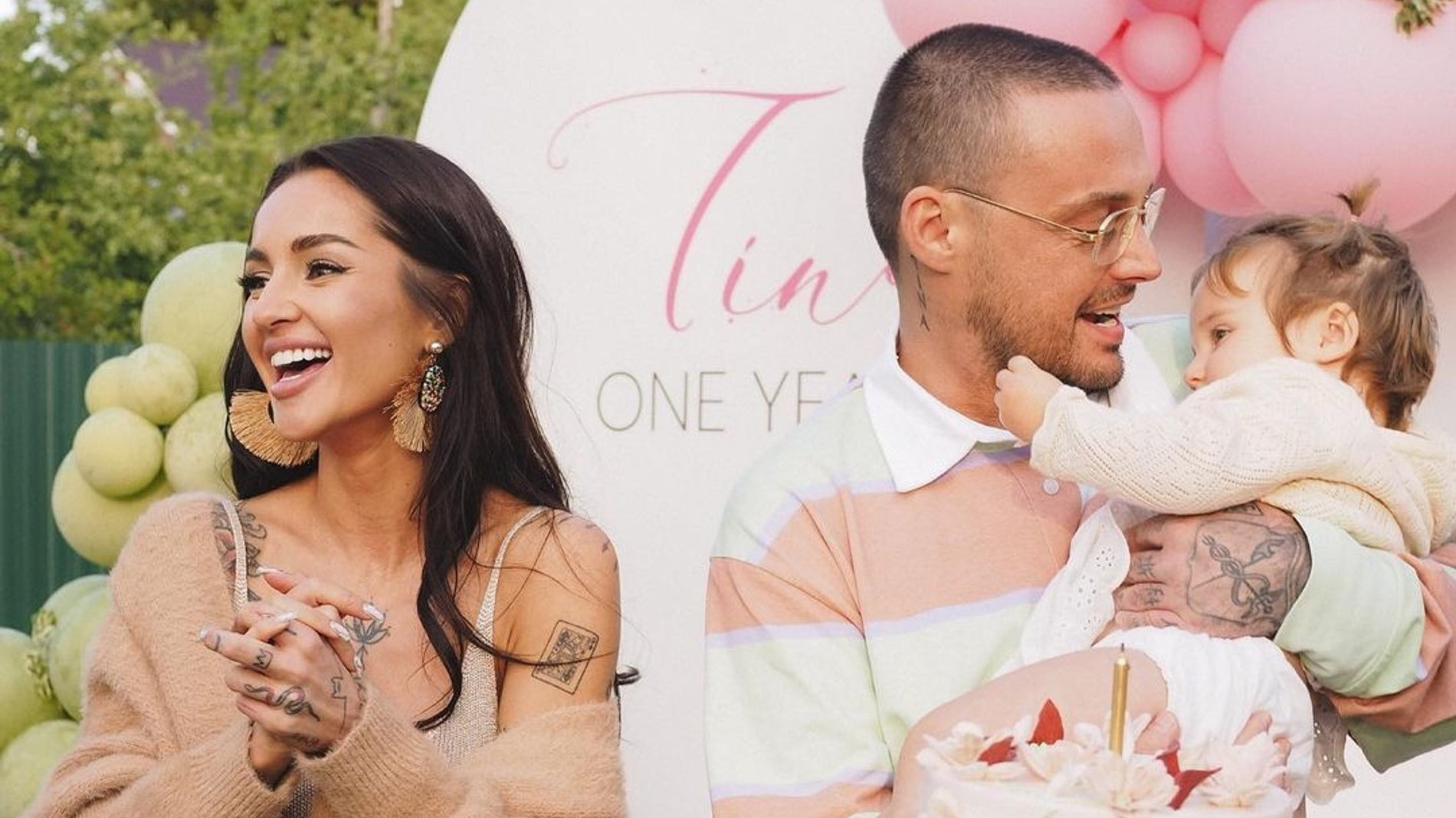 Алексей Долматов (Гуф) с женй Юлией и иъ дочерью Тиной
Фото: Инстаграм (запрещен в РФ) @yuliyakorolevaa