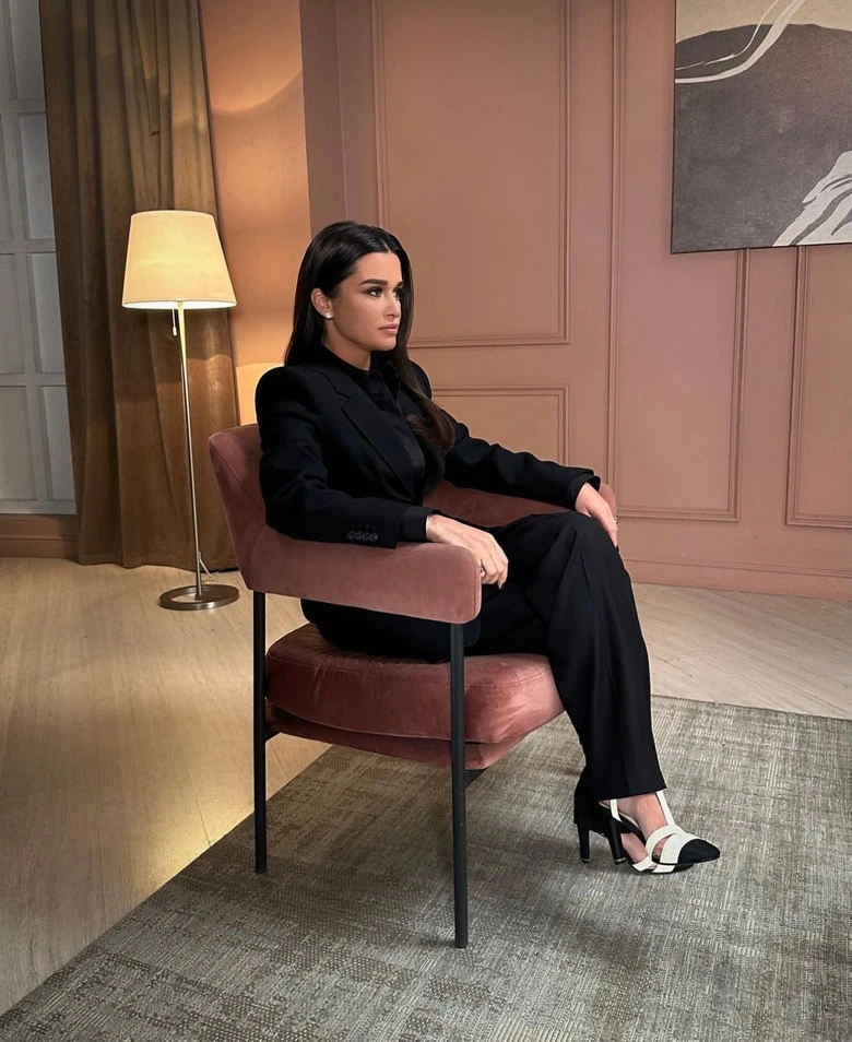 Ксения Бородина на съемках интервью для YouTube-канала Надежды Стрелец. Источник: Инстаграм (запрещен в РФ) / aleko_n