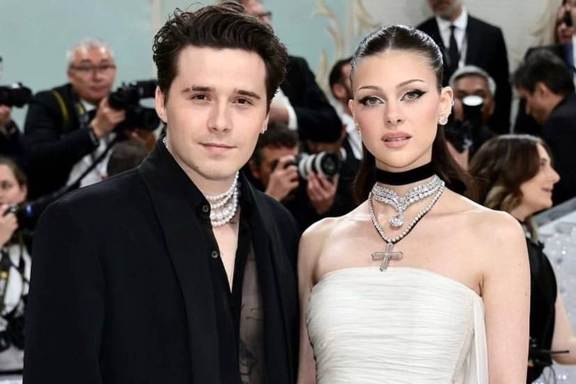 Бруклин Бекхэм и Никола Пельтц
Фото: Инстаграм (запрещен в РФ) @brooklynpeltzbeckham