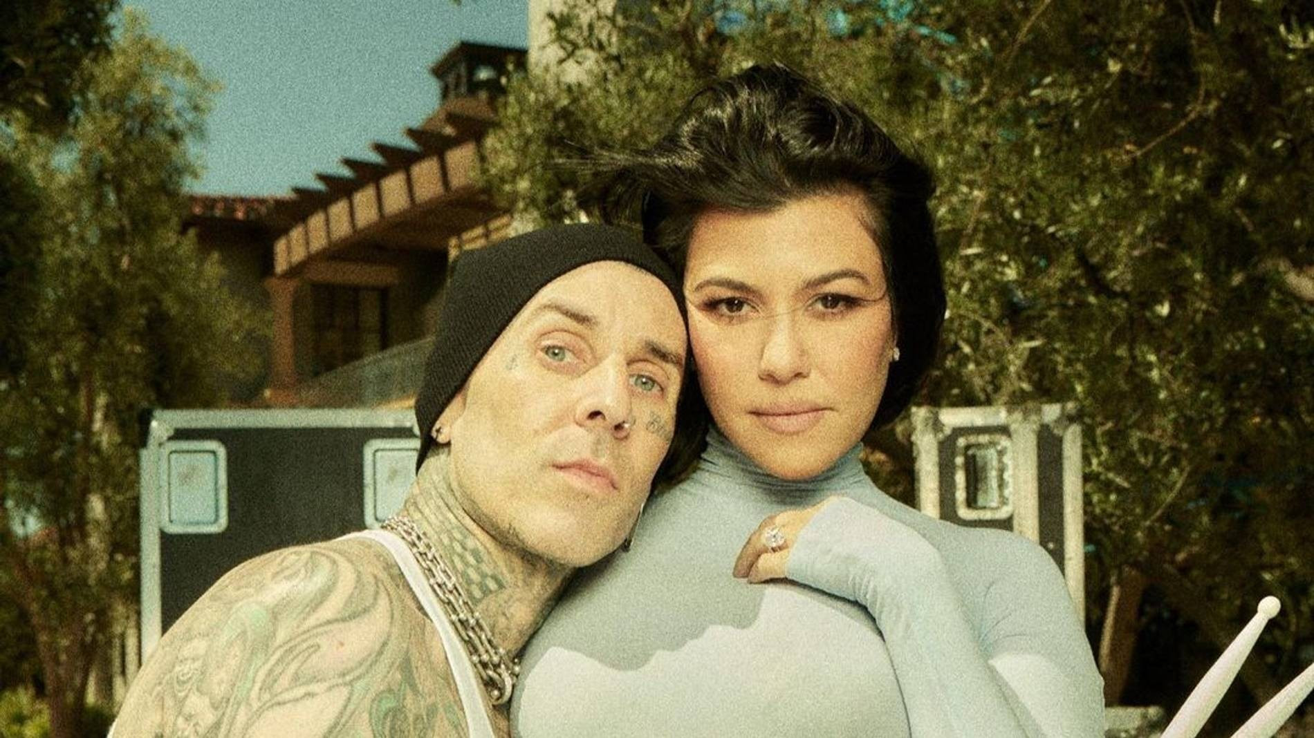 Трэвис Баркер и Кортни Кардашьян. Фото: Инстаграм* @kourtneykardash