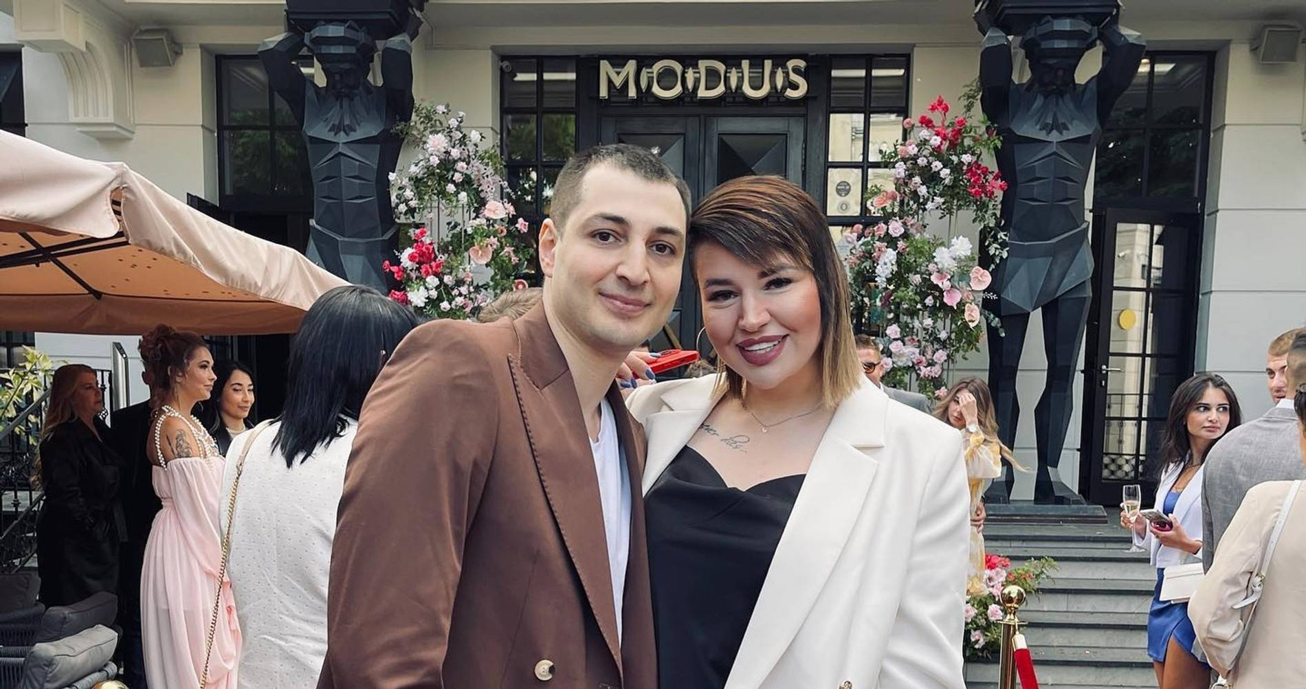 Иосиф Оганесян и Саша Черно. Фото: Инстаграм (запрещен в РФ) @a_chernyavskaya_