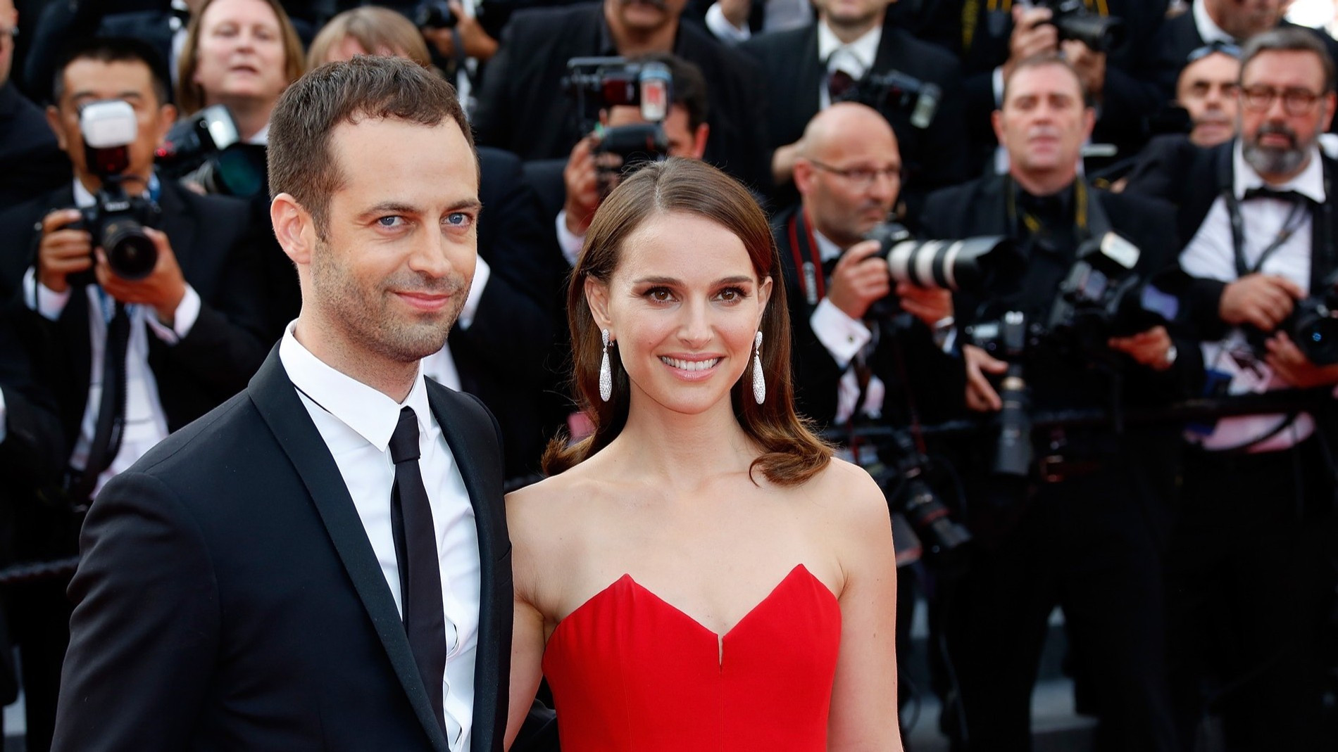 Бенжамен Мильпье и Натали Портман. Фото: Getty Images