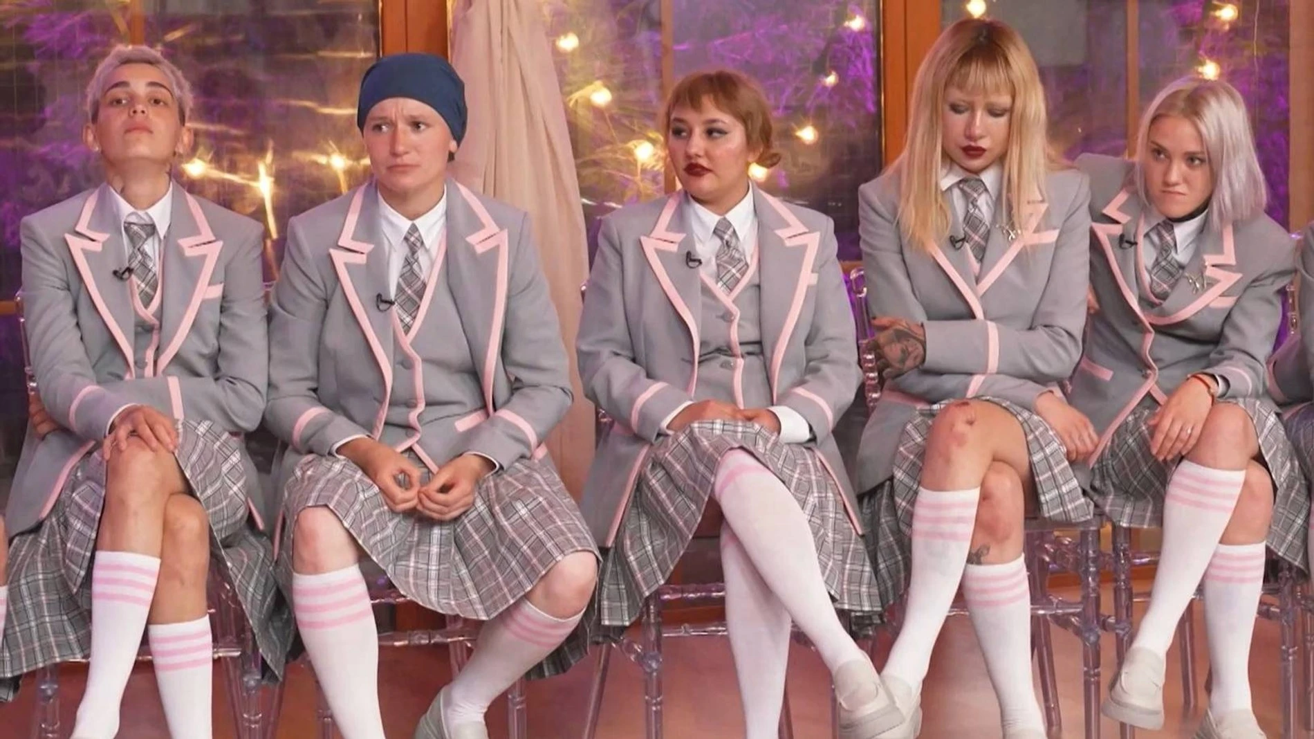 Участницы 7-го сезона шоу «Пацанки»: Юлия Михайлова — вторая слева. Фото: Premier