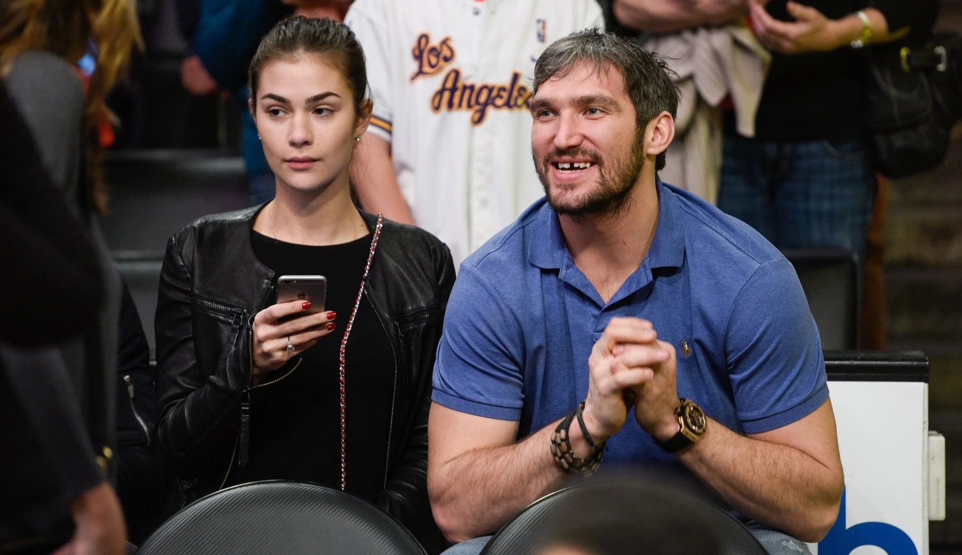 Анастасия Шубская и Александр Овечкин. Фото: Getty Images