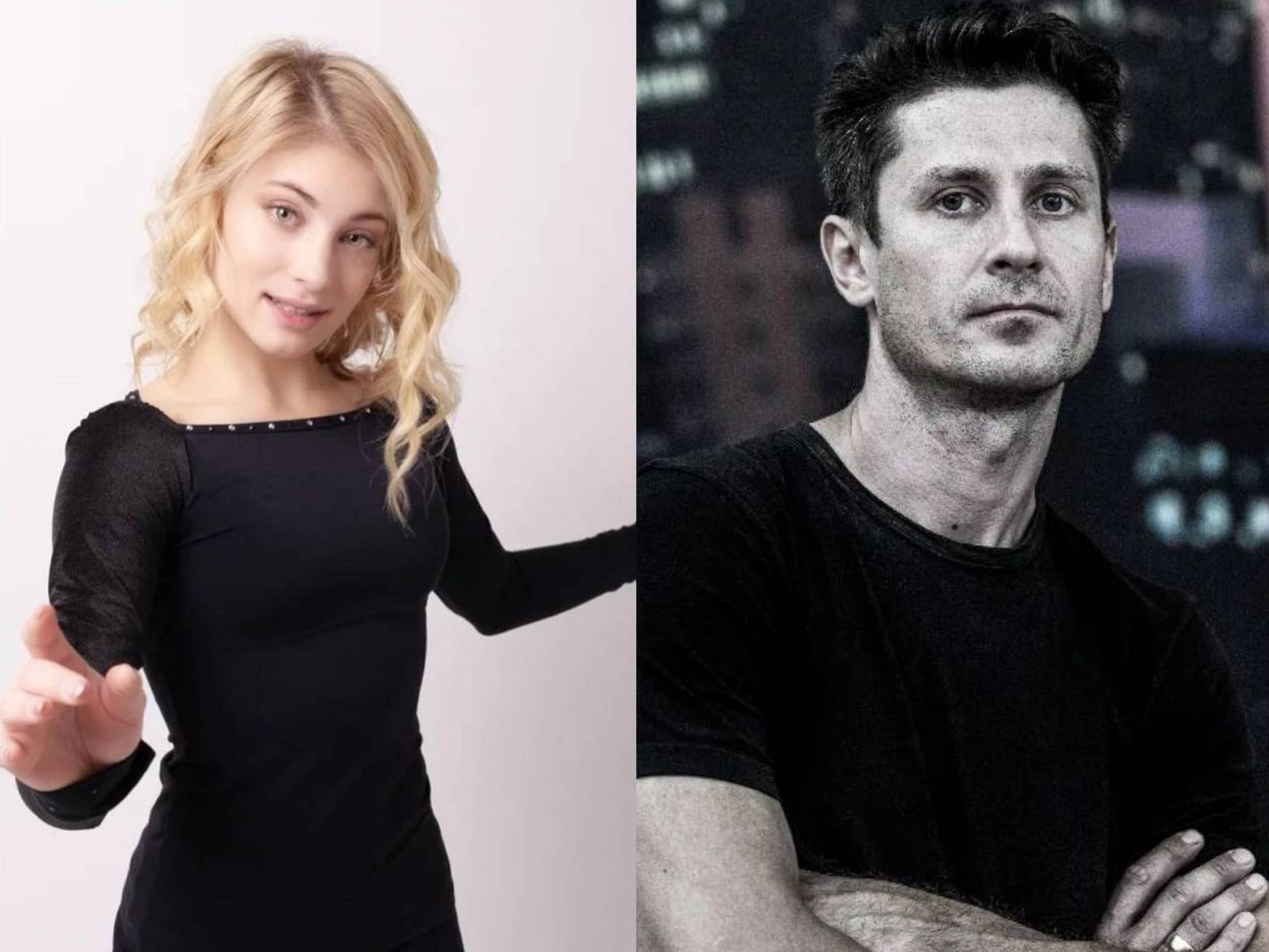 Алена Косторная; Алексей Железняков. Фото: Инстаграм (запрещен в РФ)  @aliona_officialnew @jelezo81