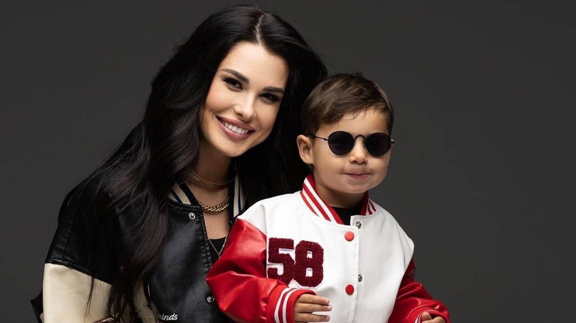 Ирина Пинчук с сыном Давидом. Фото: Инстаграм* @pinchuk_official