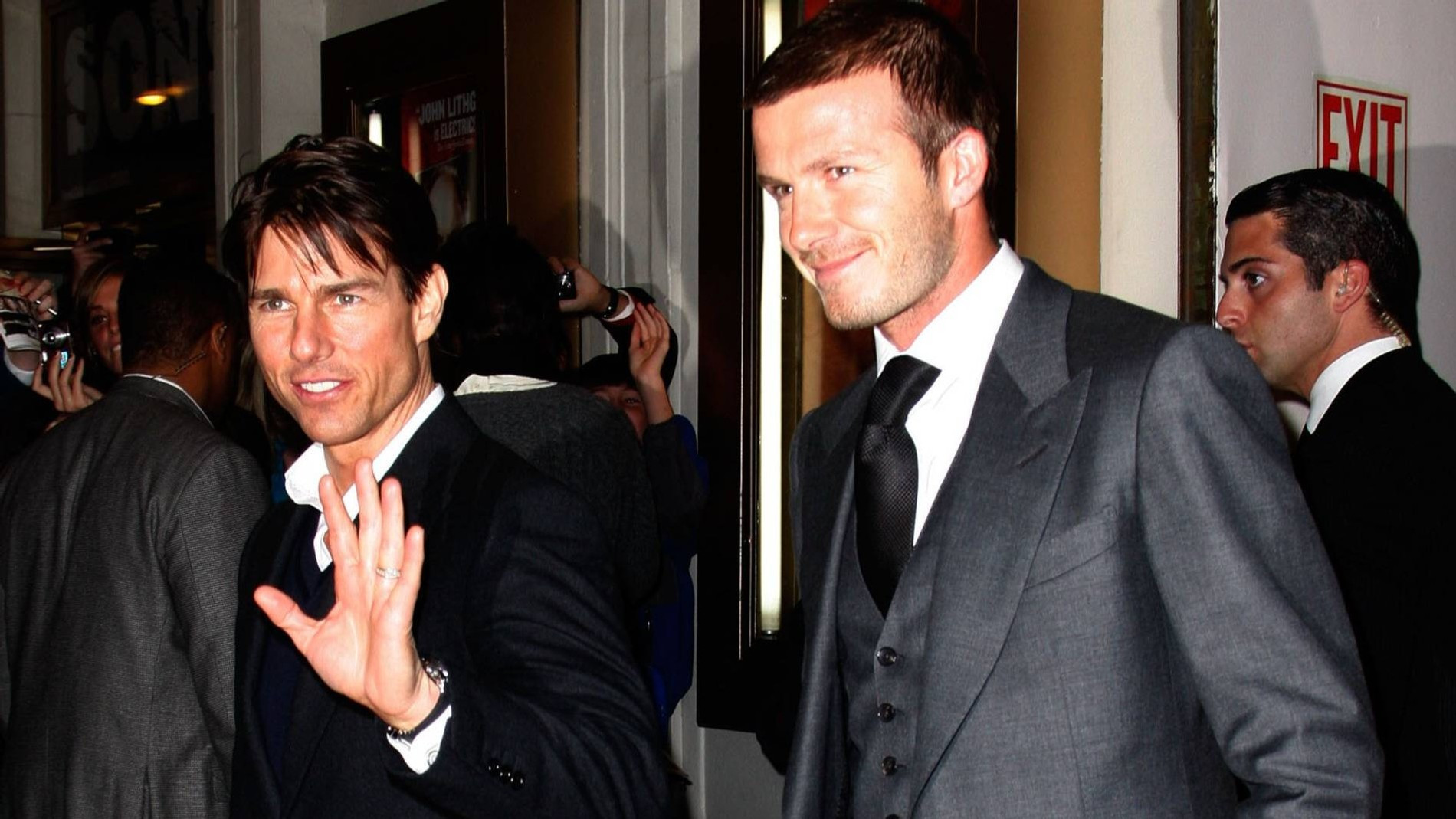 Том Круз и Дэвид Бекхэм. Фото: Getty Images