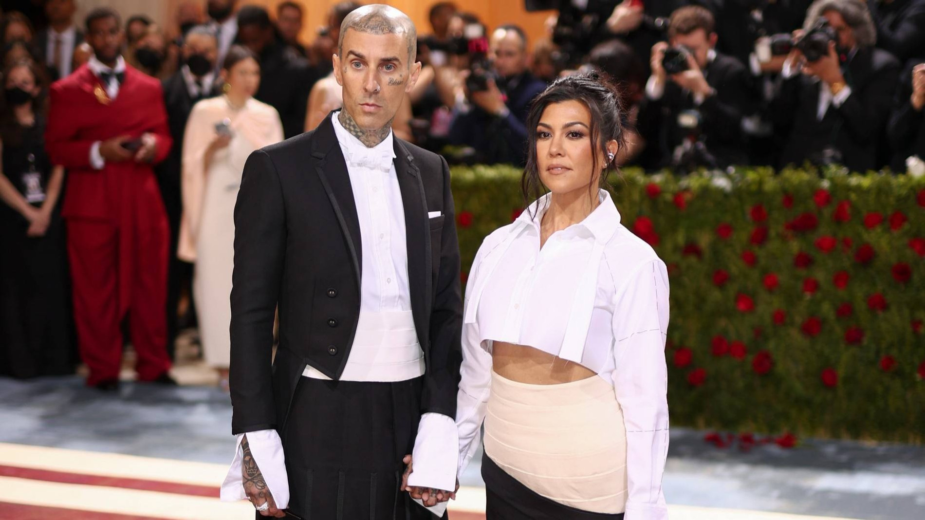 Трэвис Баркер и Кортни Кардашьян. Фото: Getty Images