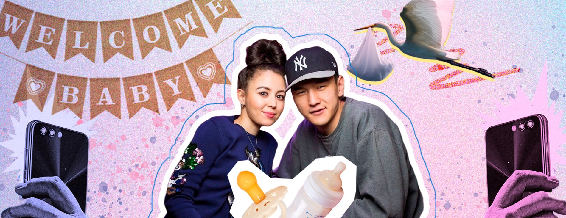 Нурлан Сабуров с супругой Дианой. Коллаж Super