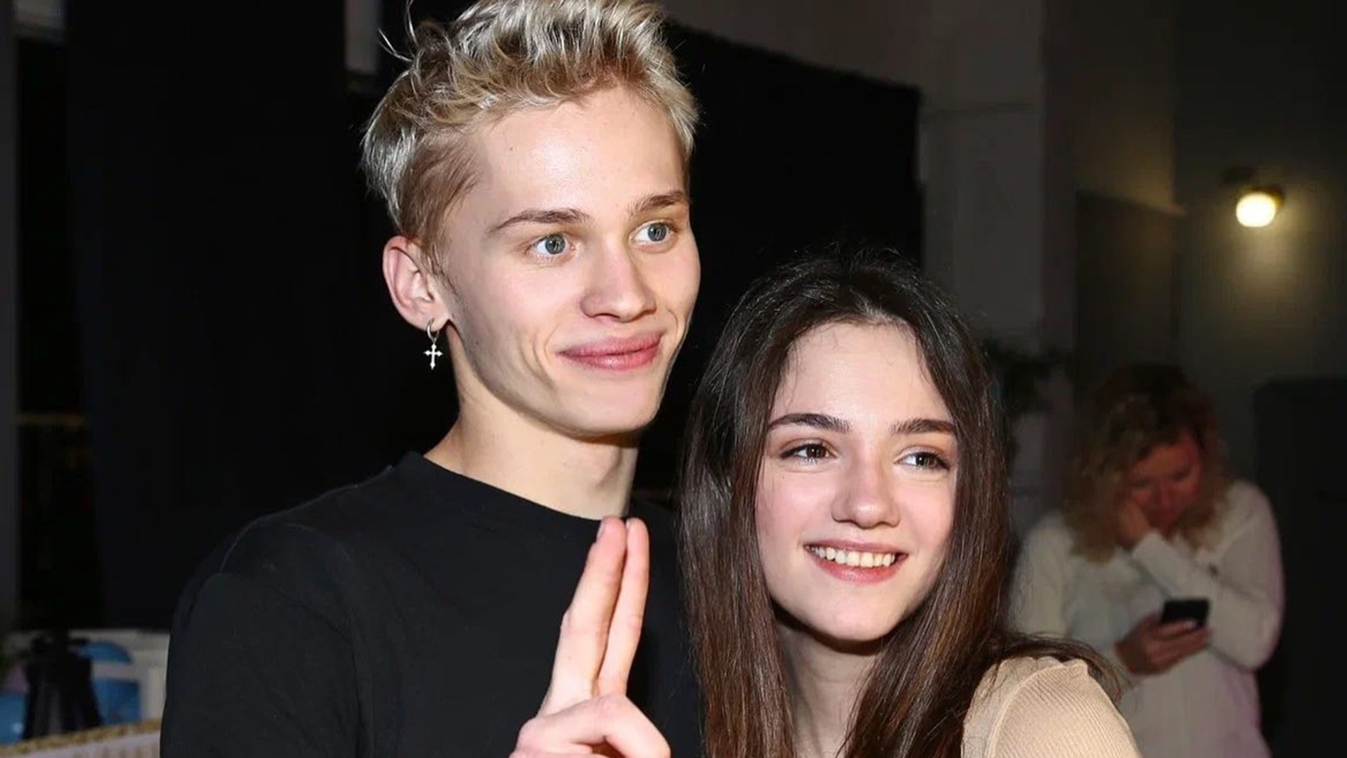 Даня Милохин и Евгения Медведева. Фото: Инстаграм* @jmedvedevaj