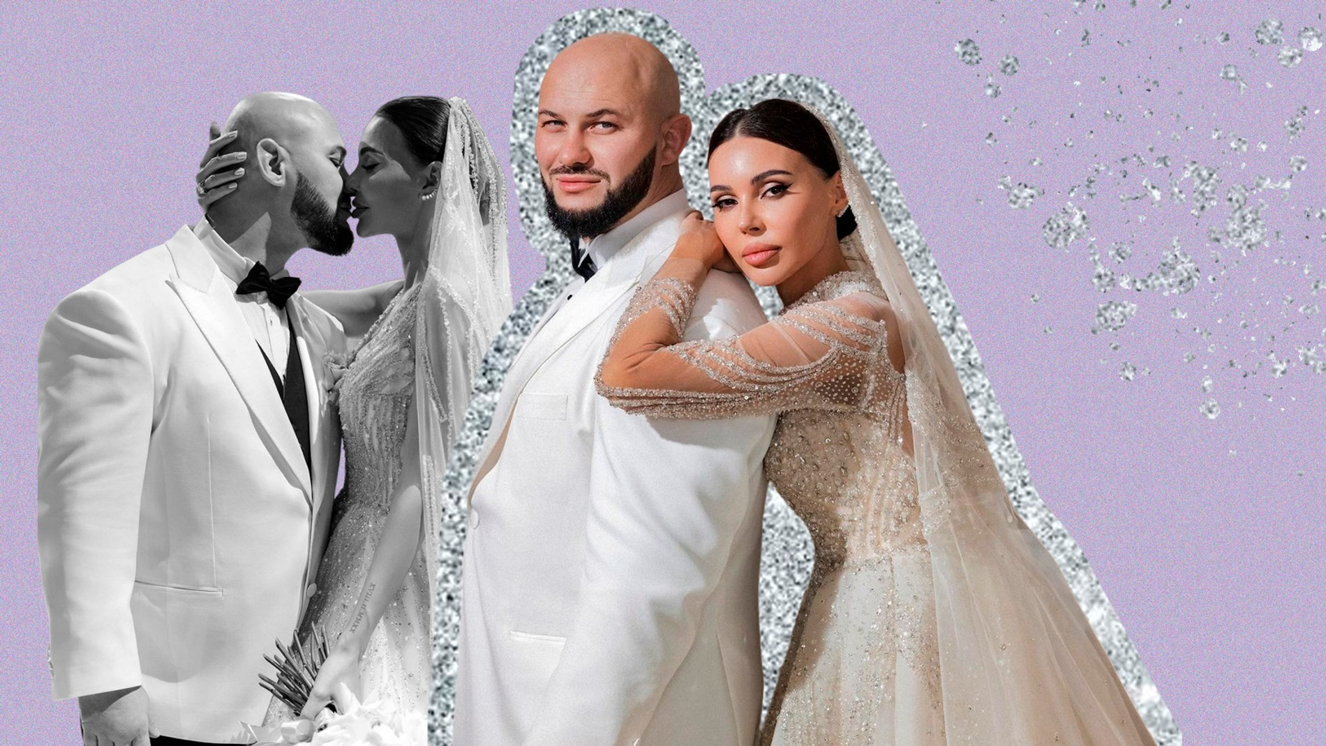 Оксана Самойлова и Джиган. Коллаж Super