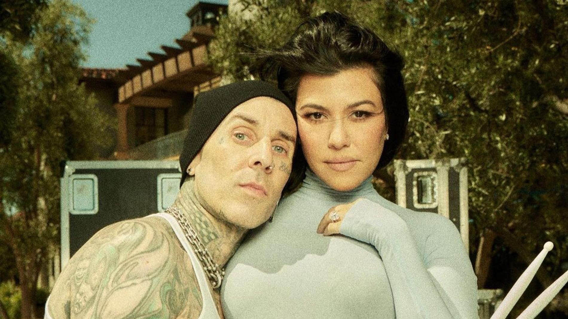 Трэвис Баркер и Кортни Кардашьян. Фото: Инстаграм* @kourtneykardash