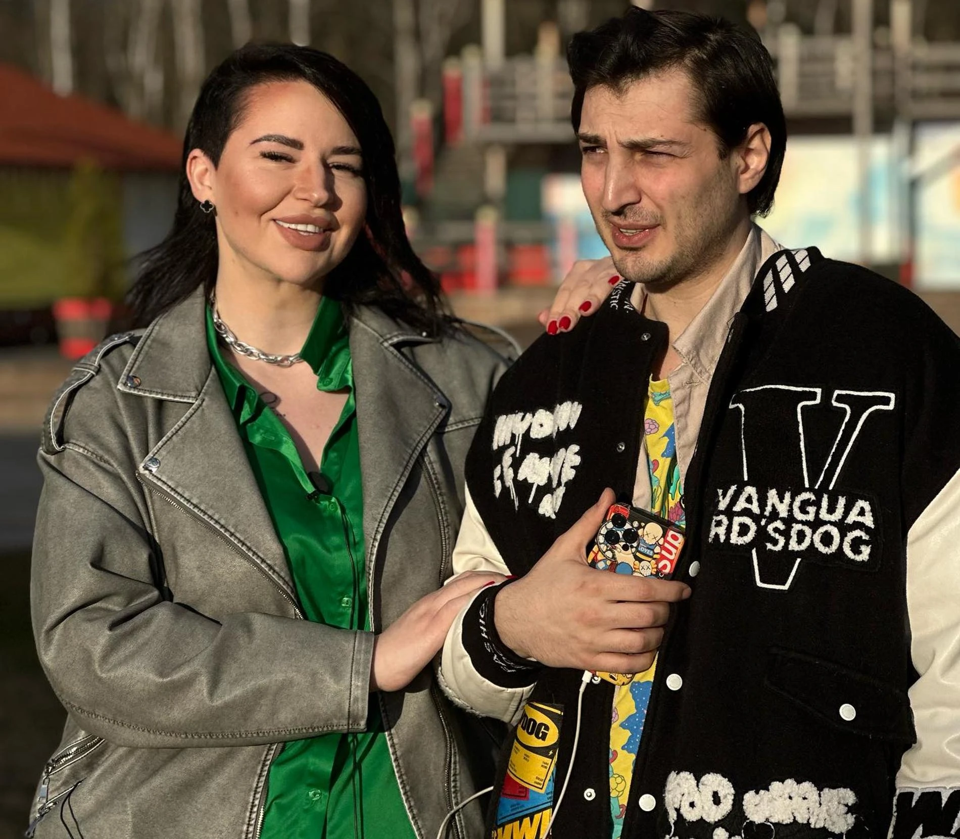 Иосиф Оганесян и Саша Черно. Фото: Инстаграм* @a_chernyavskaya_