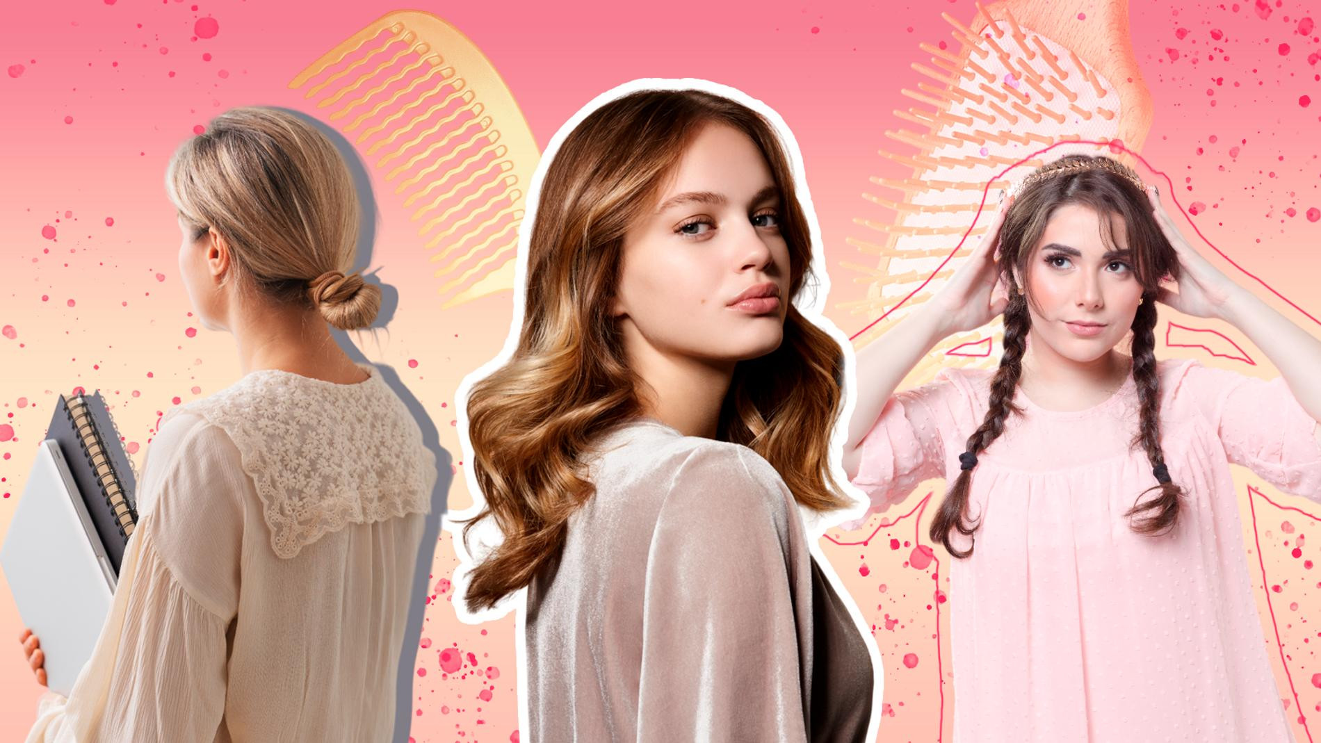 Существует масса вариантов причесок на средние волосы. Коллаж: Super