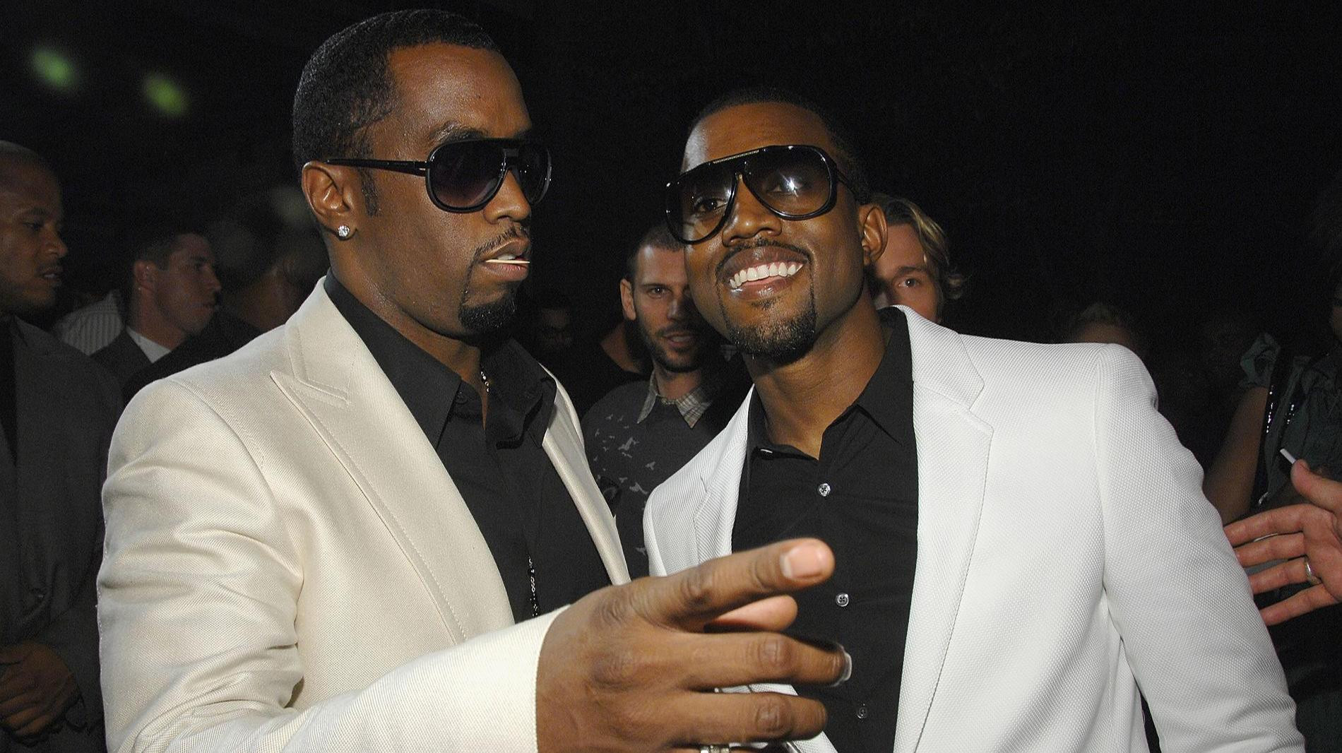 P. Diddy и Канье Уэст. Фото: Getty Images
