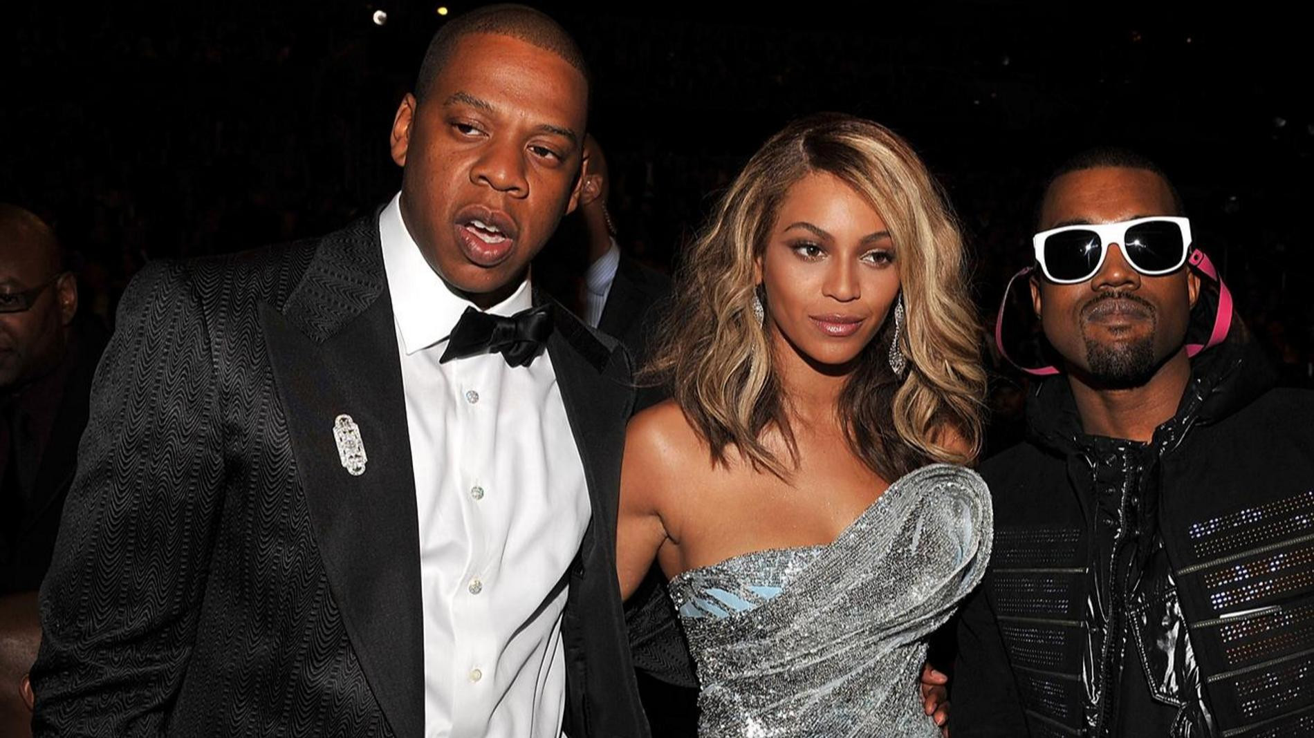 Jay-Z, Бейонсе и Канье Уэст. Фото: Getty Images