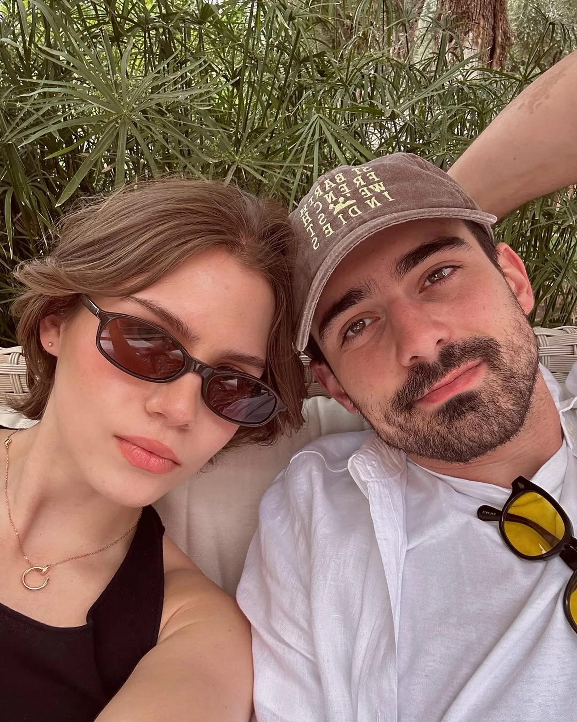 Мария Юмашева и Глеб Березовский. Фото: Инстаграм (запрещён в РФ) @yumashkaa
