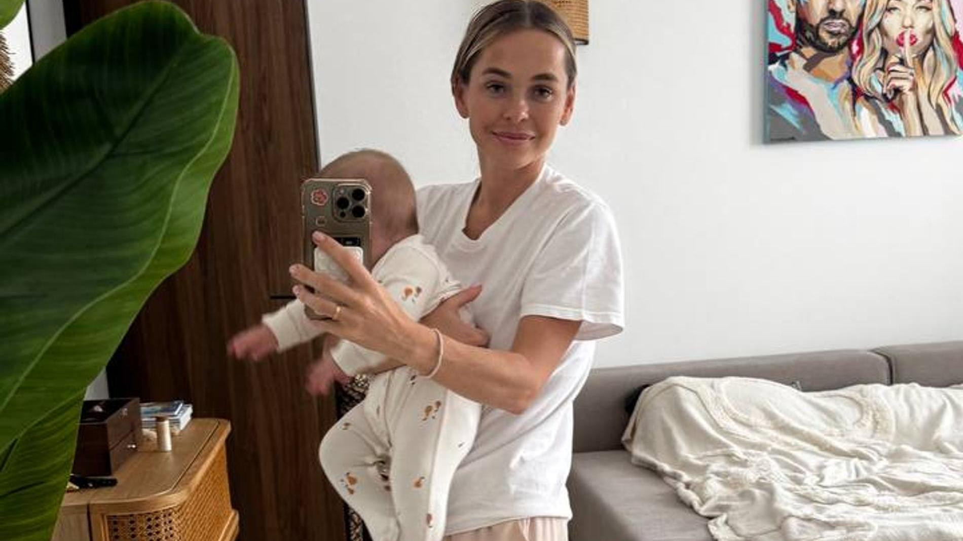 Анна Хилькевич с дочерью Оливией. Фото: Telegram @khilkevich_anna