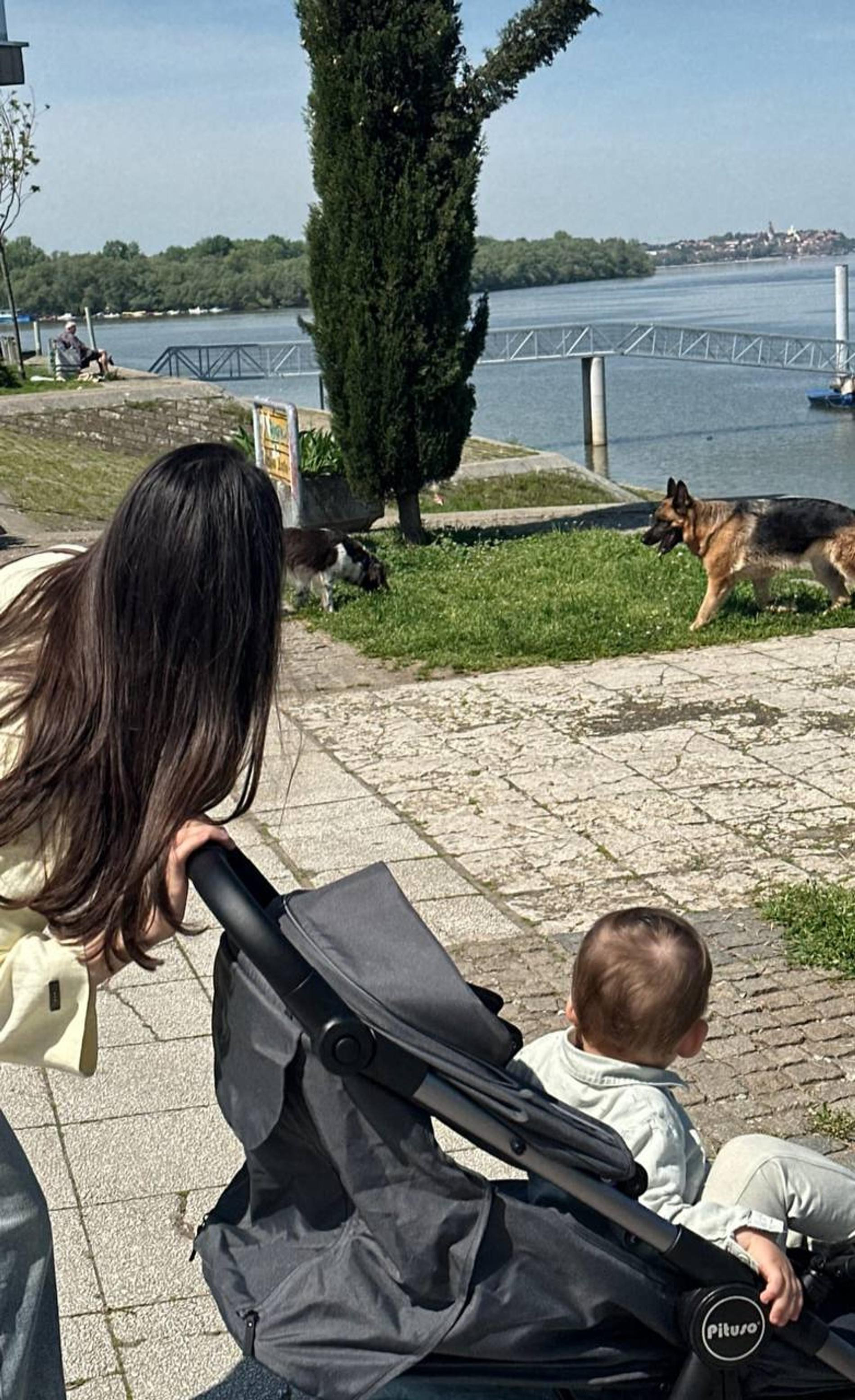  Ивана Малич с сыном.  Фото: Инстаграм (запрещён в РФ) @bikovic